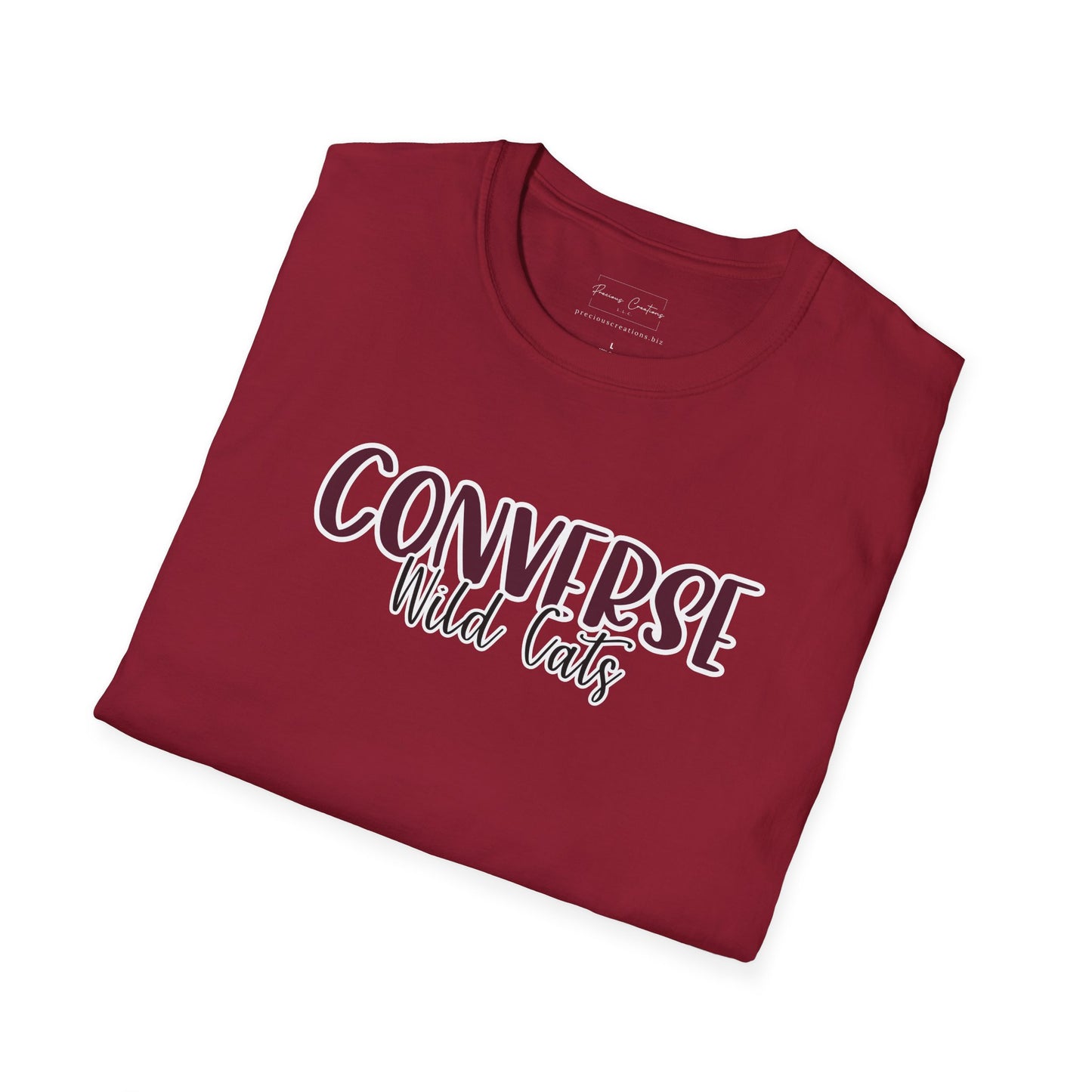 Gildan Converse Wildcats Style 2 Unisex Softstyle T-Shirt, Cute Graphic Tee, Team Spirit Shirt, Casual Wear, Gift for Fans