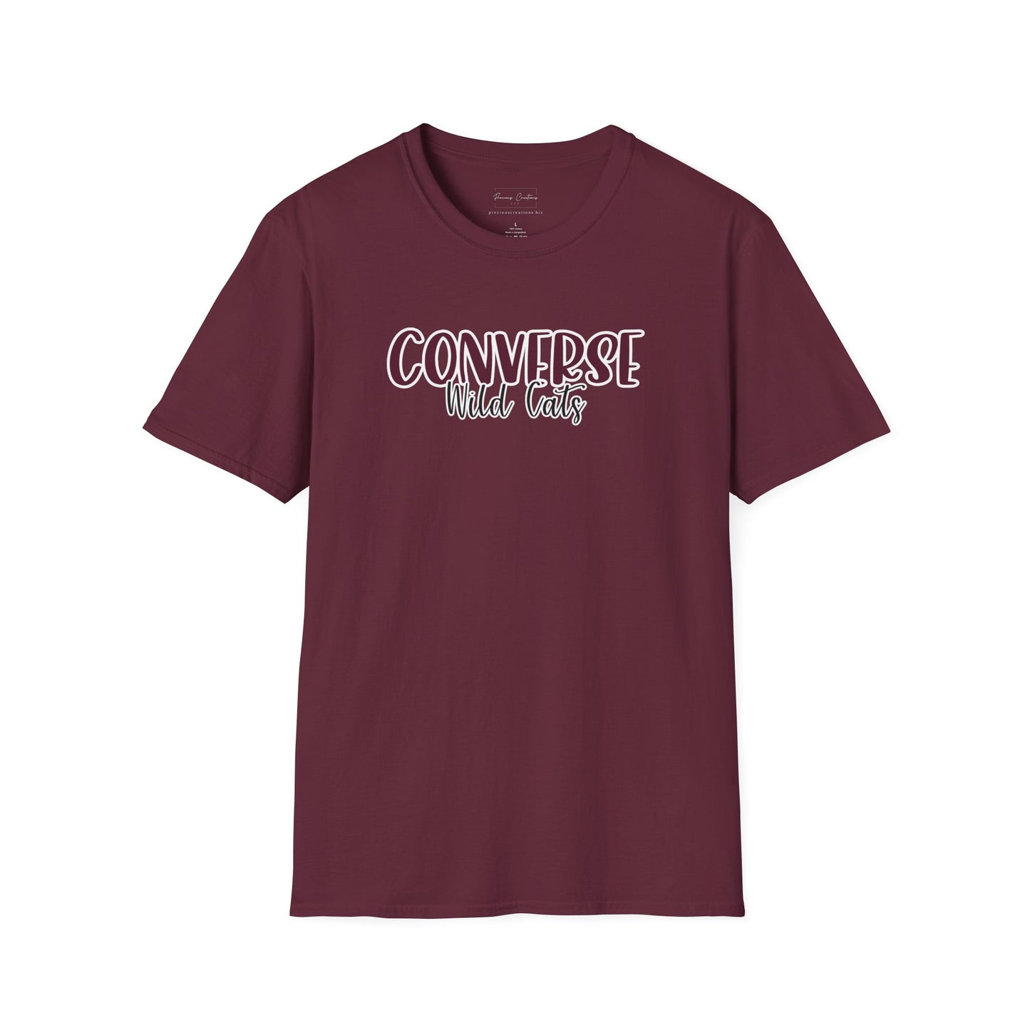 Gildan Converse Wildcats Style 2 Unisex Softstyle T-Shirt, Cute Graphic Tee, Team Spirit Shirt, Casual Wear, Gift for Fans