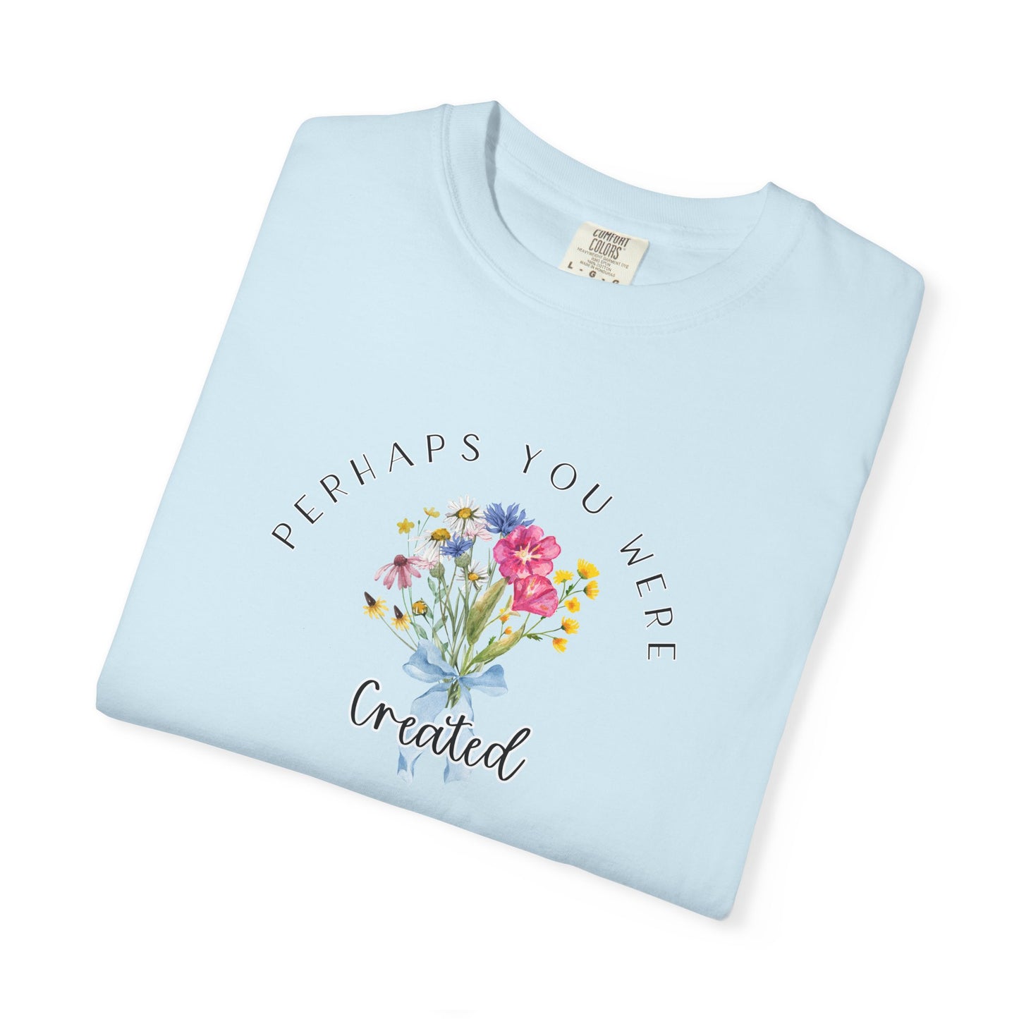 Comfort Colors Esther 4:14 Light colors Inspirational Floral T-Shirt, Unisex Garment-Dyed Tee, Perfect Gift, Spiritual Apparel, Thoughtful Quote Shirt, Everyday Wear
