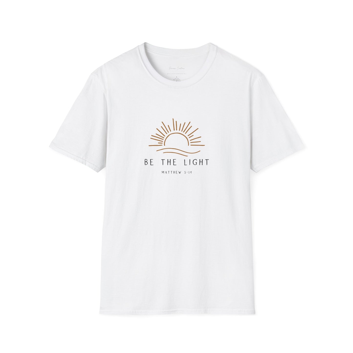 Gordy Fundraiser - Gildan Be the Light Unisex Softstyle T-Shirt, Inspirational Tee, Gift for Friends, Motivational Apparel