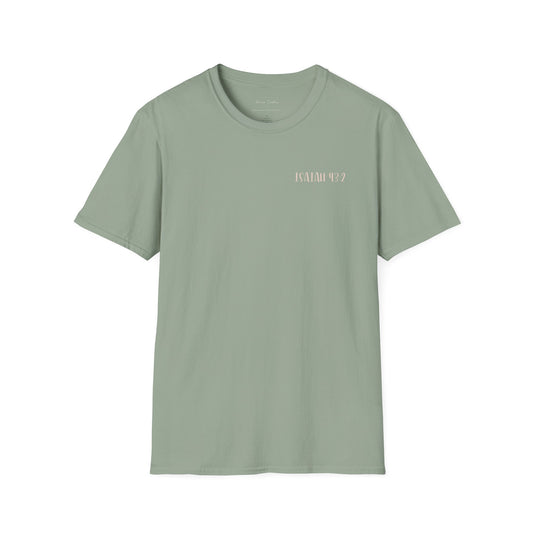 Gordy Fundraiser- Gildan Isaiah 43:2 Unisex Softstyle T-Shirt, Eco-Friendly Tee, Casual Wear, Gift for Nature Lovers, Ocean Theme Shirt, Inspirational Quote Top