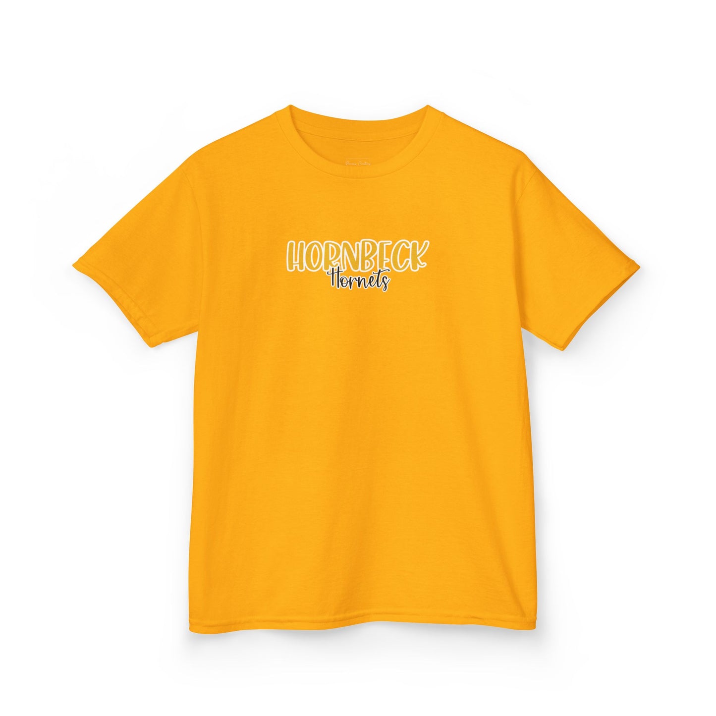 Gildan Kids Heavy Cotton Tee with Hornbeck Hornets Style 2 Design, Cute Children's T-Shirt, School Spirit Apparel, Gift for Young Fans, Sporty Kids Wear