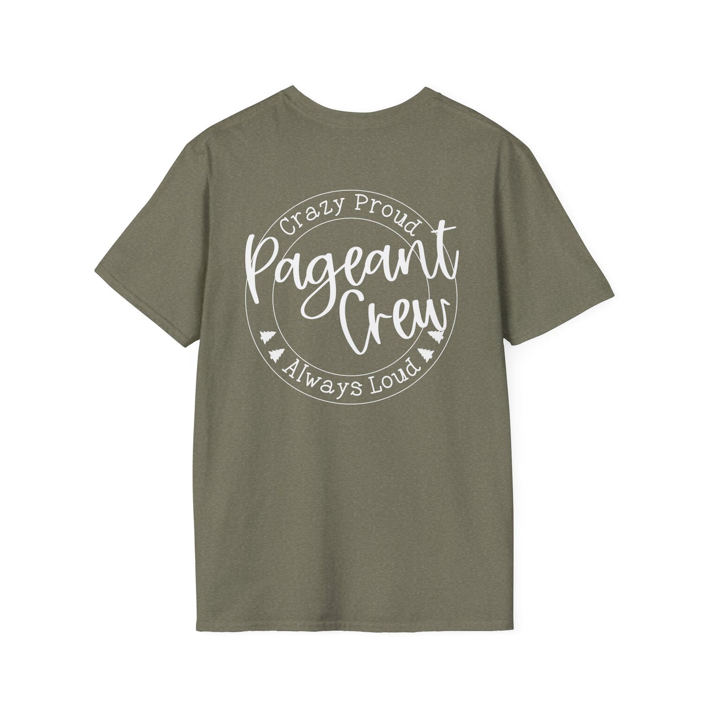 Gordy Fundraiser - Gildan Crazy Proud Pageant Crew T-Shirt | Unisex Softstyle Tee for Pageant Supporters, Event Teams, Gifts, Celebrations, Fundraisers