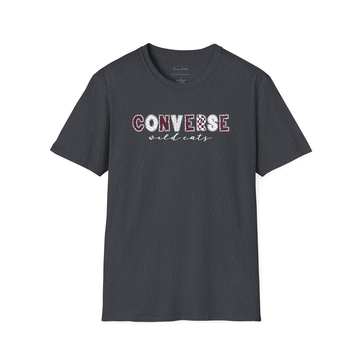 Gildan Converse Wildcats Unisex Softstyle T-Shirt, Cute Graphic Tee, Team Spirit Shirt, Casual Wear, Gift for Fans
