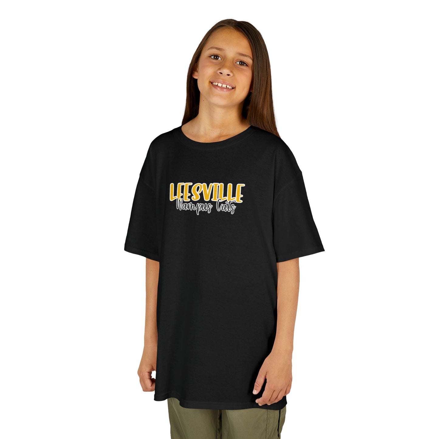 Gildan Kids Heavy Cotton Tee Leesville Wampus Cats Style 2