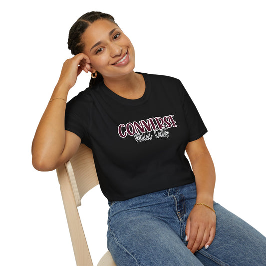 Gildan Converse Wildcats Style 2 Unisex Softstyle T-Shirt, Cute Graphic Tee, Team Spirit Shirt, Casual Wear, Gift for Fans