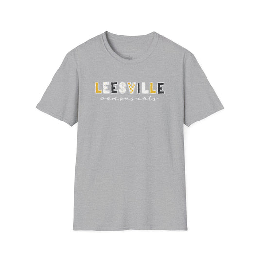 Copy of Gildan Leesville Wampus Cats Unisex Softstyle T-Shirt, Cute Graphic Tee, Team Spirit Shirt, Casual Wear, Gift for Fans