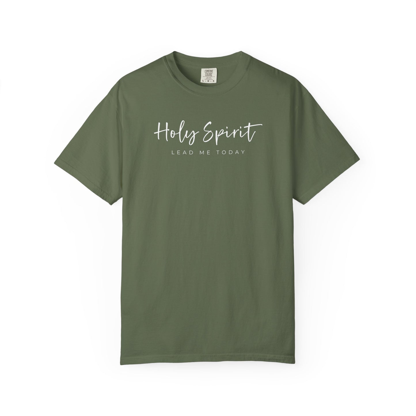 Comfort Colors Holy Spirit Unisex Garment-Dyed T-Shirt - Faith-Based Apparel for Everyday Wear, Spiritual Gift, Christian Tee, Inspirational Clothing