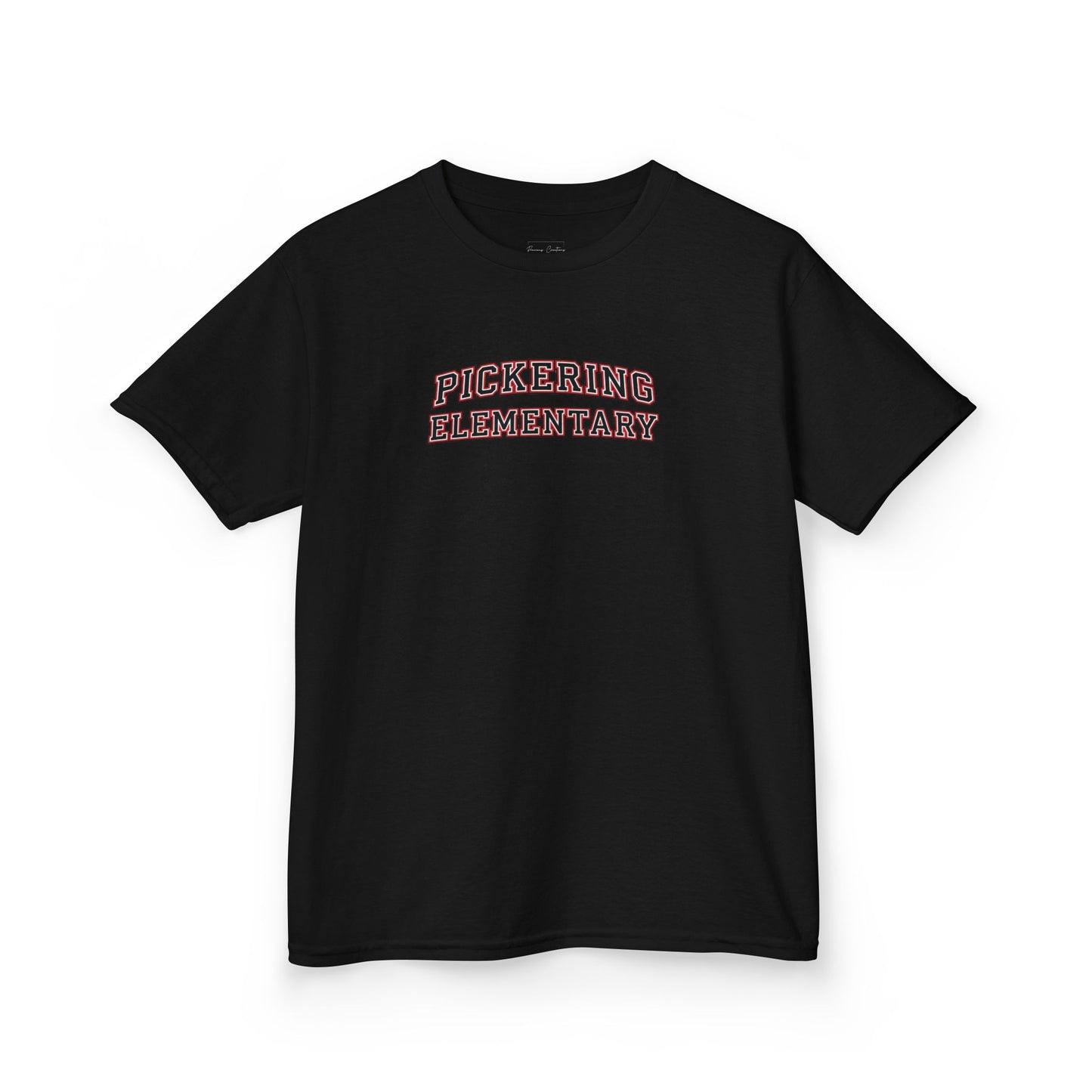 Custom Name Gildan Kids Heavy Cotton Tee with Pickering Design, Cute Children's T-Shirt, School Spirit Apparel, Gift for Young Fans, Sporty Kids Wear