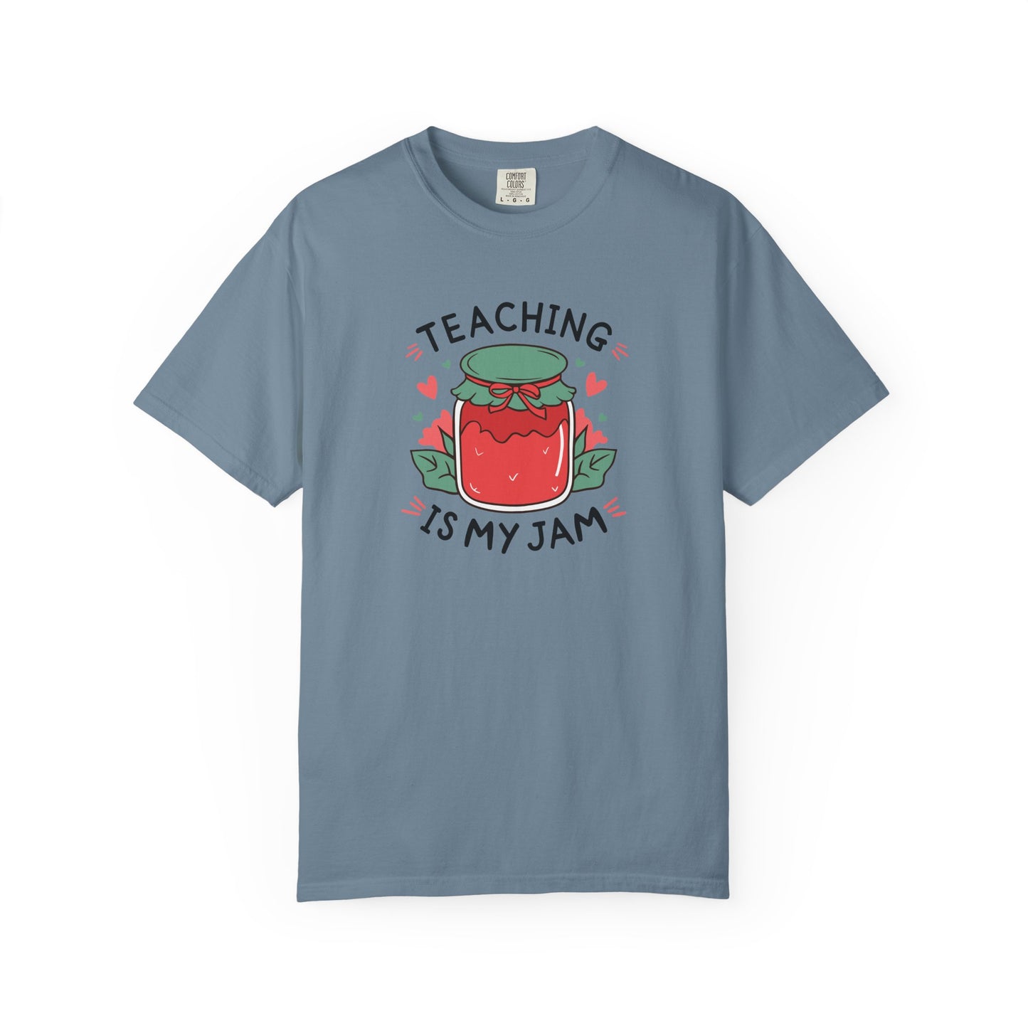 Comfort Colors Unisex Teaching is my Jam T-Shirt - Perfect for Teachers, Back to School, Gifts, Classroom Apparel, Casual Wear