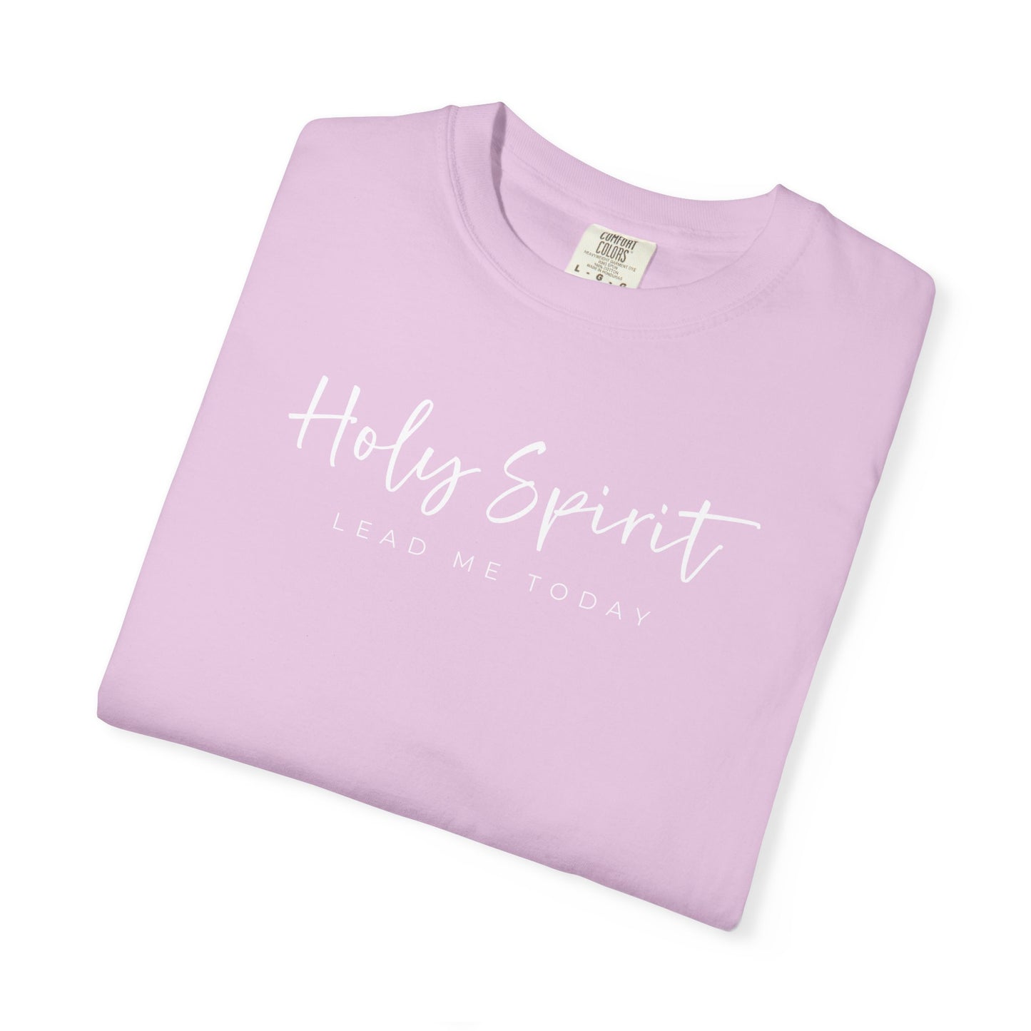 Comfort Colors Holy Spirit Unisex Garment-Dyed T-Shirt - Faith-Based Apparel for Everyday Wear, Spiritual Gift, Christian Tee, Inspirational Clothing