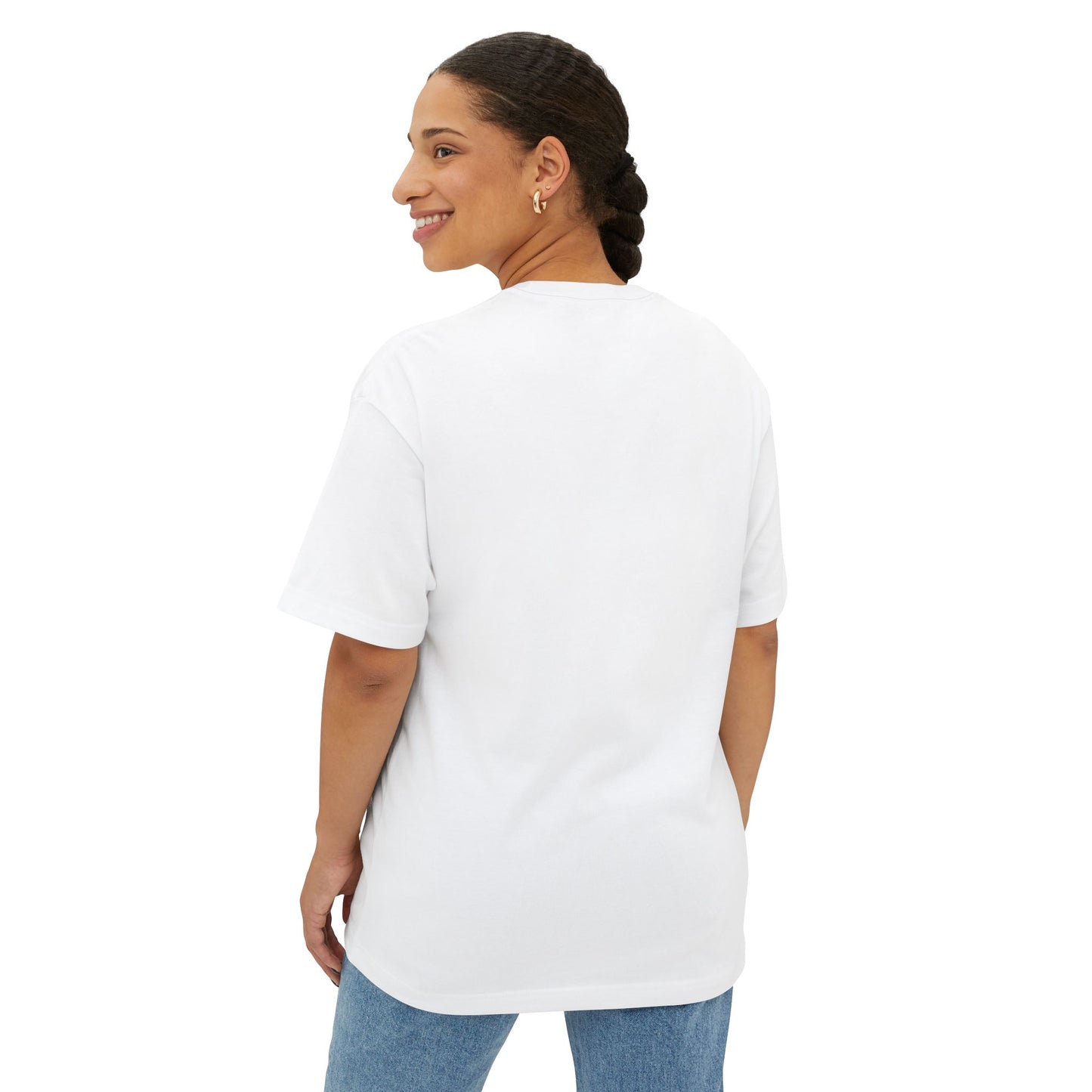 Bella + Canvas Teaching is a Work of Heart Unisex Oversized Boxy Tee