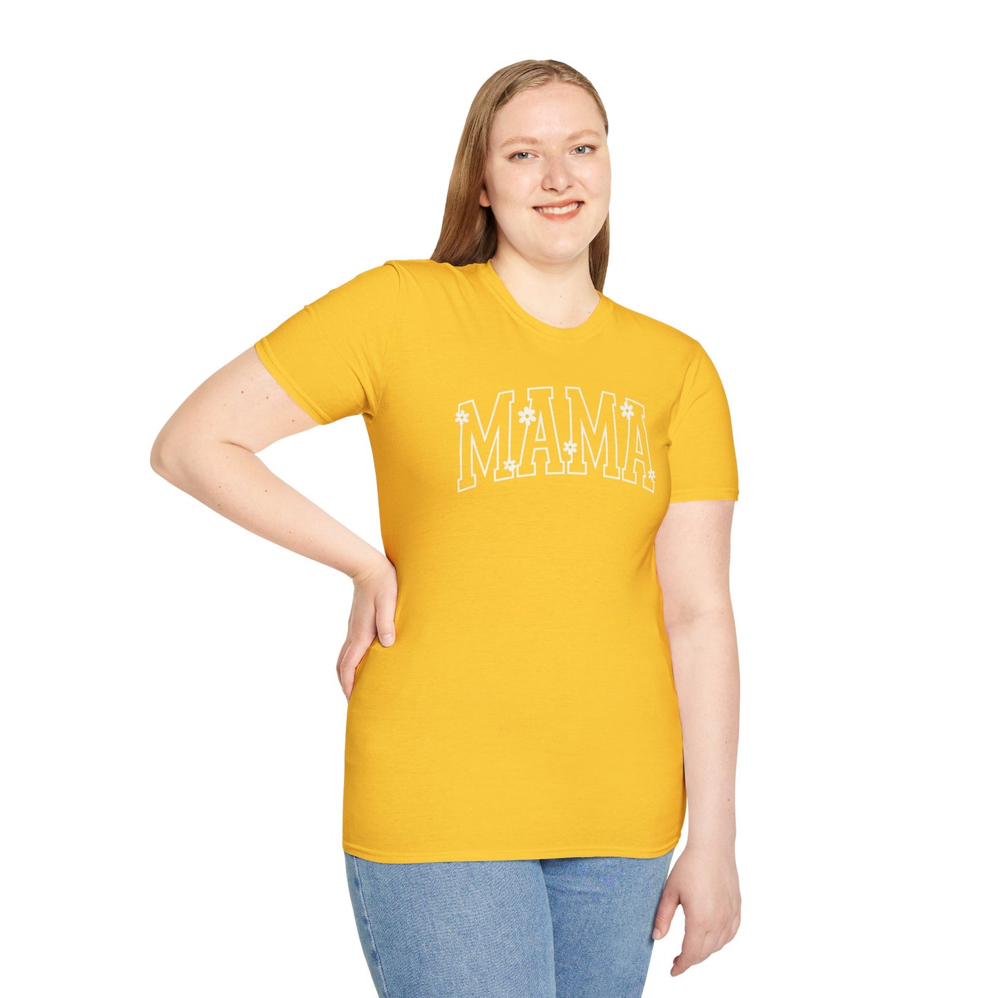 Gordy Fundraiser - Gildan Mama Unisex Softstyle T-Shirt, Gift for Moms, Mother's Day Tee, Family Matching Shirt, Casual Everyday Wear, Cute Mama Top