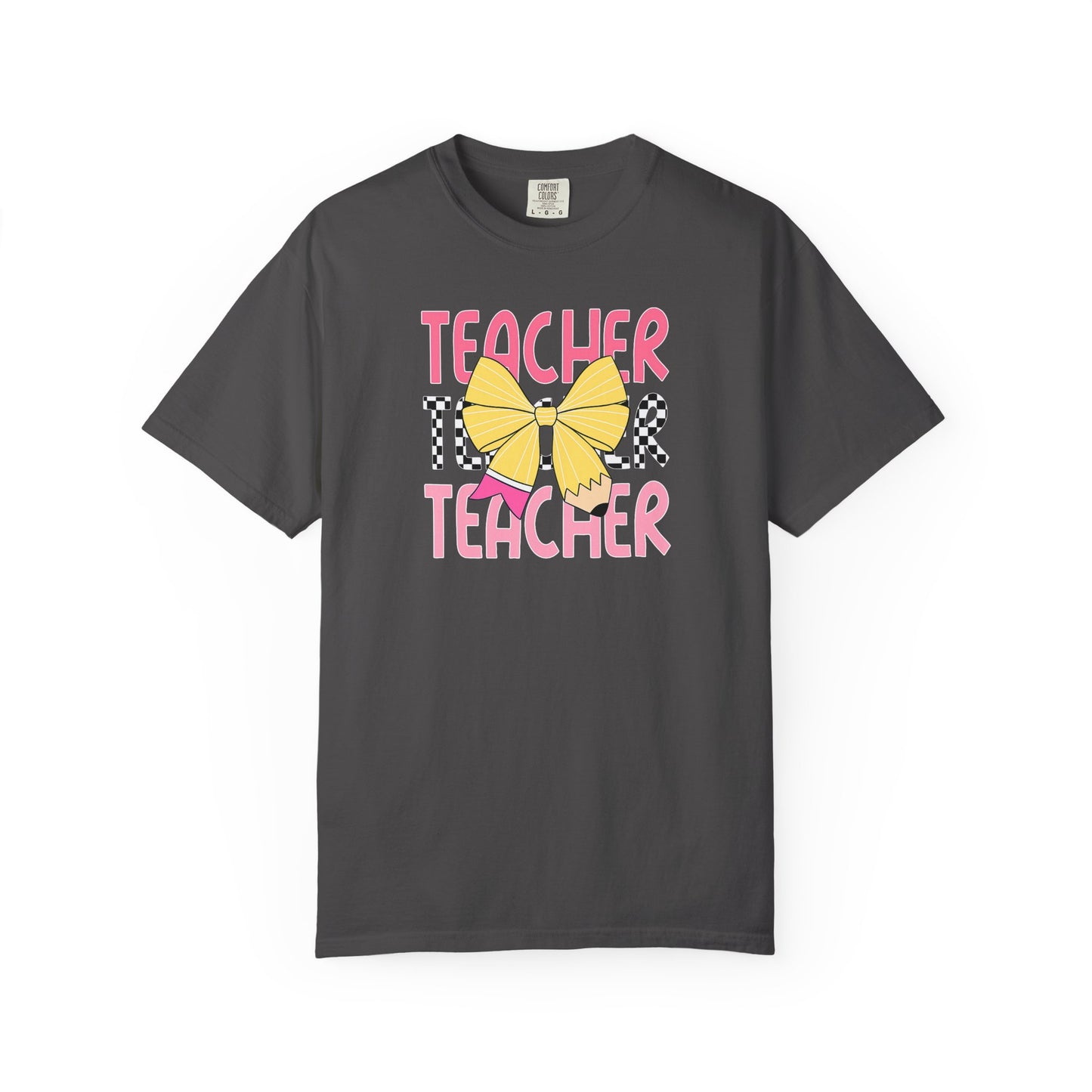 Comfort Colors Teacher  T-Shirt, Gift for Educators, Unisex Garment-Dyed Tee, Back to School Shirt, Fun Teacher Apparel