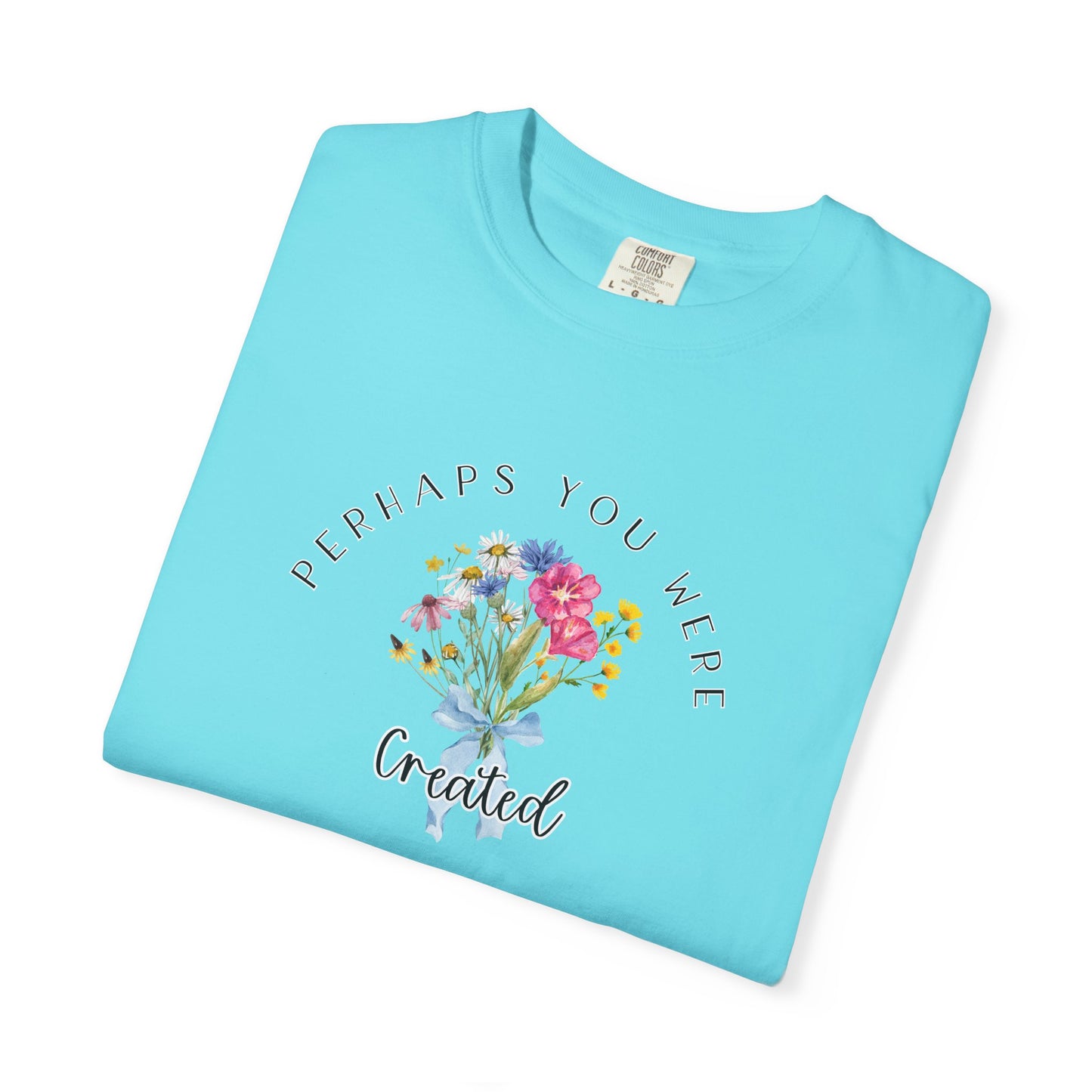 Comfort Colors Esther 4:14 Light colors Inspirational Floral T-Shirt, Unisex Garment-Dyed Tee, Perfect Gift, Spiritual Apparel, Thoughtful Quote Shirt, Everyday Wear