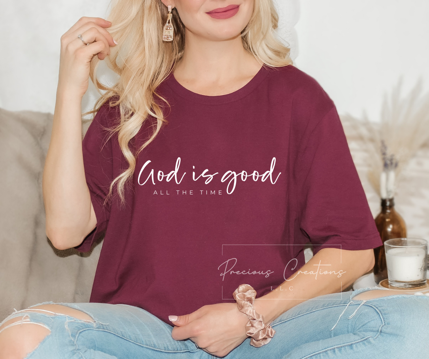 God Is Good All the Time Bella and Canvas Tee