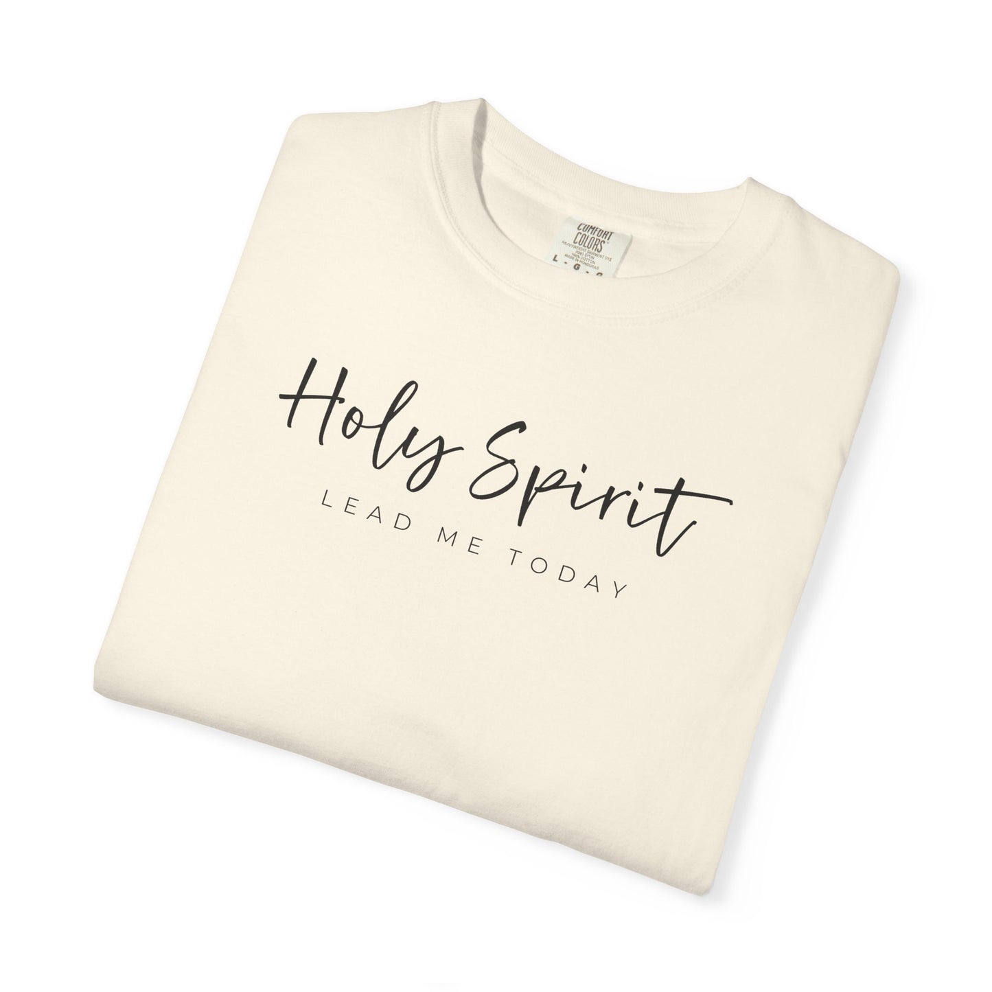 Comfort Colors Holy Spirit Unisex Garment-Dyed T-Shirt - Faith-Based Apparel for Everyday Wear, Spiritual Gift, Christian Tee, Inspirational Clothing