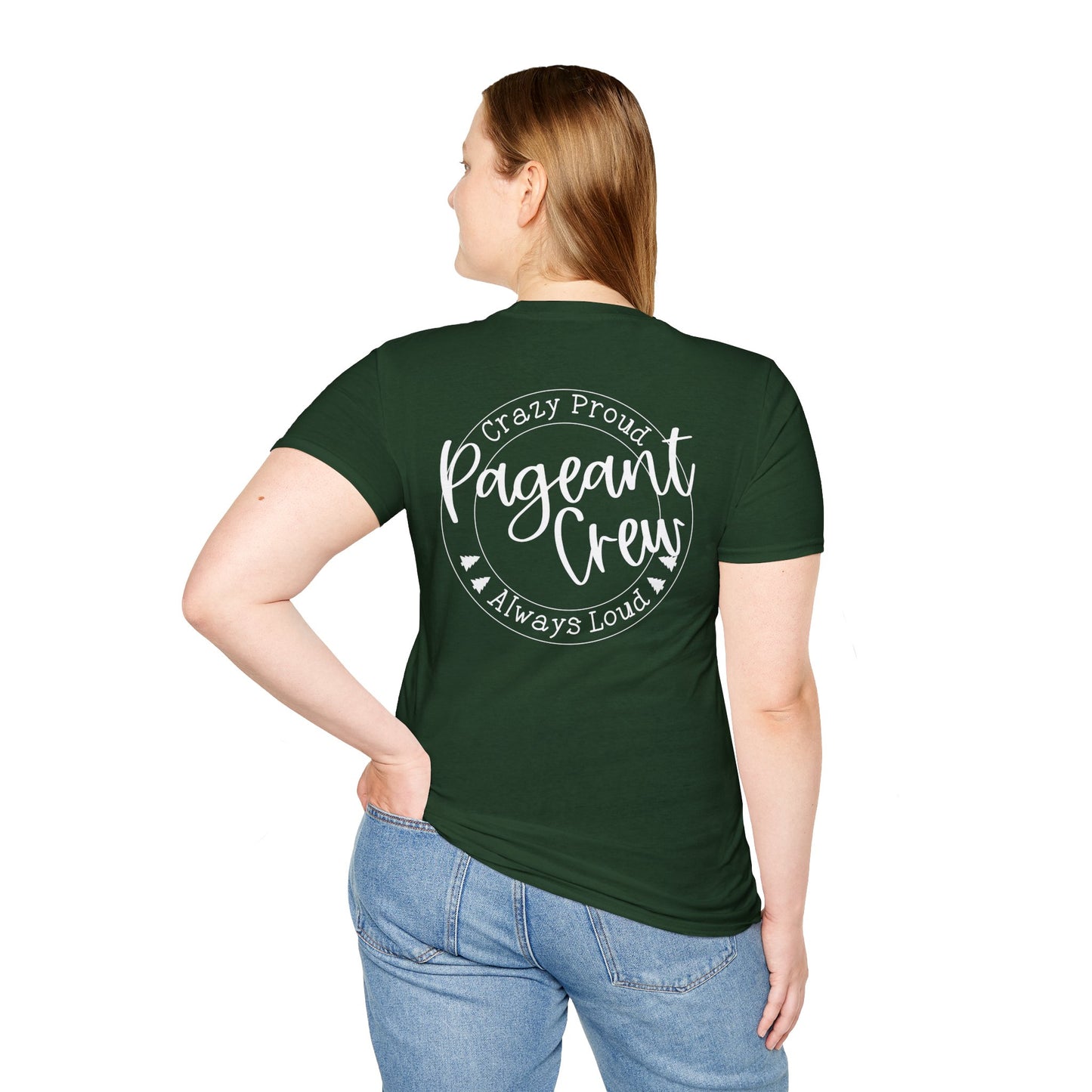 Gordy Fundraiser - Gildan Crazy Proud Pageant Crew T-Shirt | Unisex Softstyle Tee for Pageant Supporters, Event Teams, Gifts, Celebrations, Fundraisers