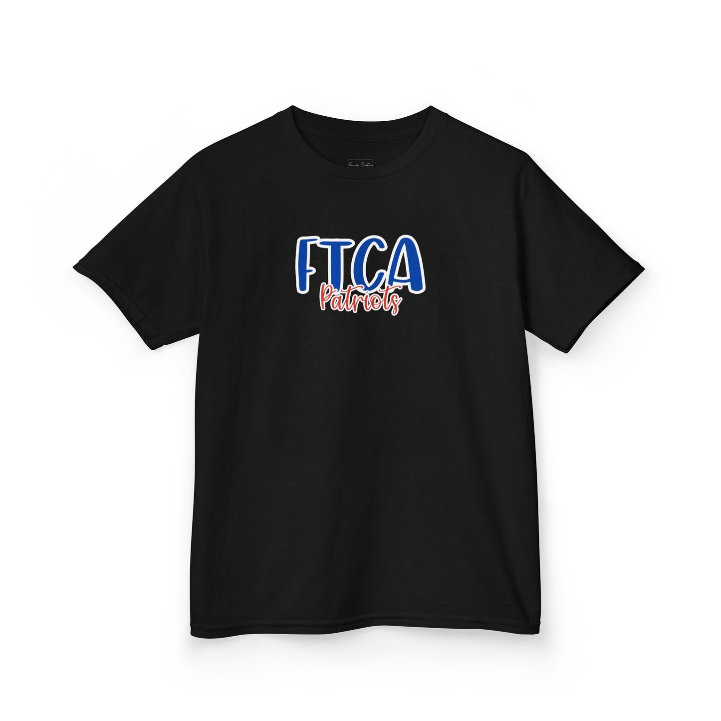 Gildan Kids Heavy Cotton Tee with Faith Training Patriots Style 2 Design, Cute Children's T-Shirt, School Spirit Apparel, Gift for Young Fans, Sporty Kids Wear