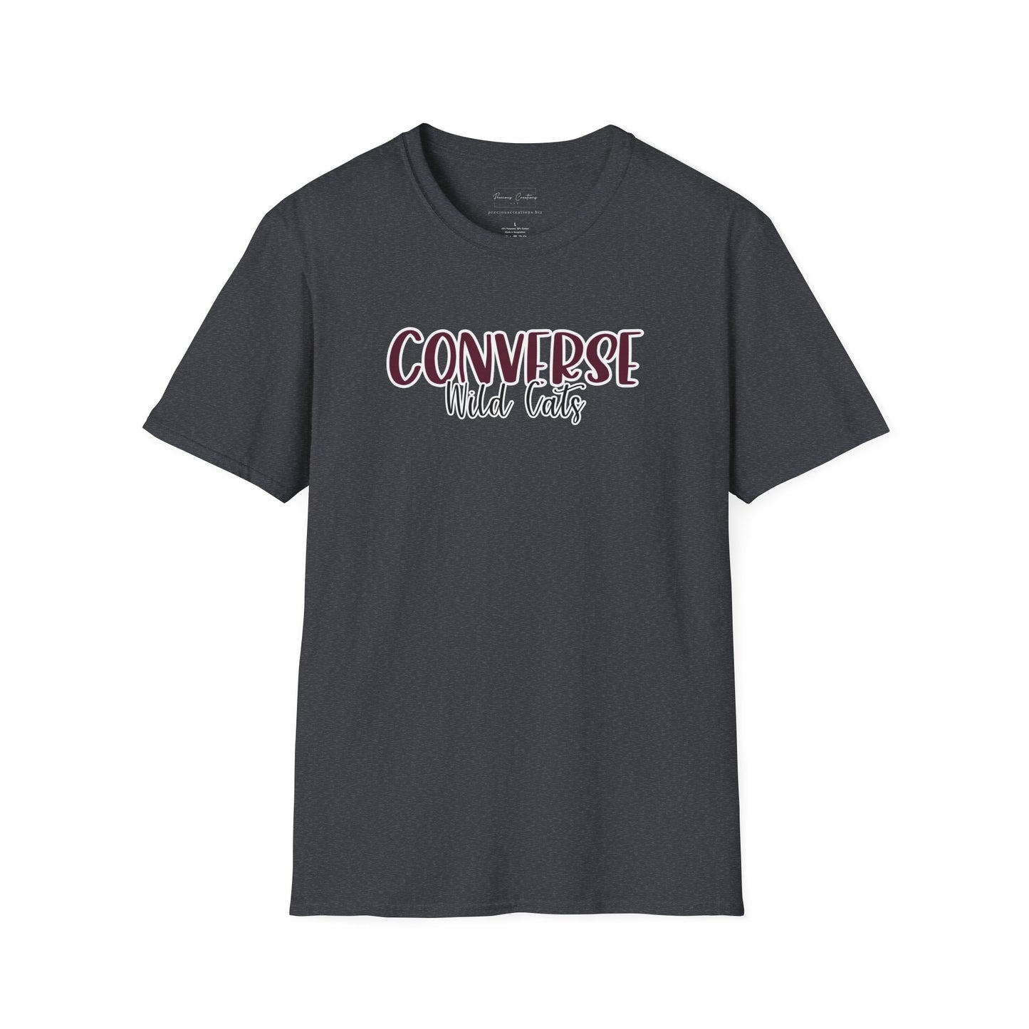 Gildan Converse Wildcats Style 2 Unisex Softstyle T-Shirt, Cute Graphic Tee, Team Spirit Shirt, Casual Wear, Gift for Fans