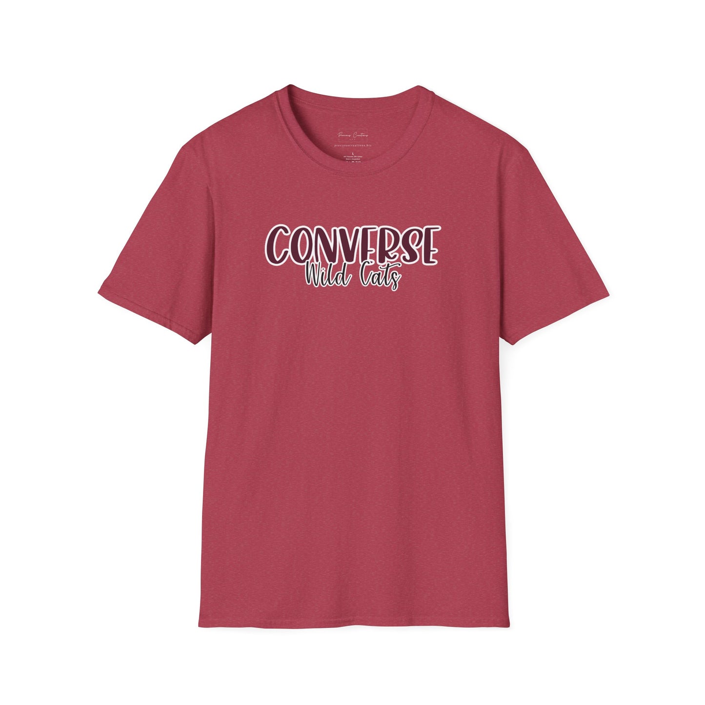 Gildan Converse Wildcats Style 2 Unisex Softstyle T-Shirt, Cute Graphic Tee, Team Spirit Shirt, Casual Wear, Gift for Fans