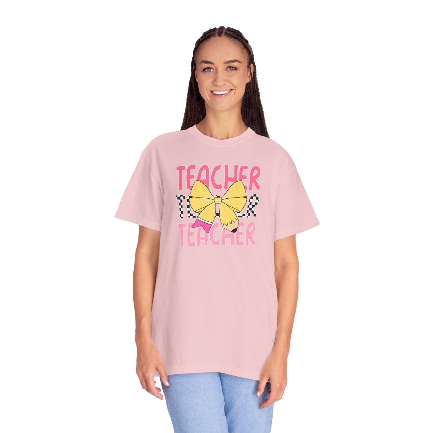 Comfort Colors Teacher  T-Shirt, Gift for Educators, Unisex Garment-Dyed Tee, Back to School Shirt, Fun Teacher Apparel