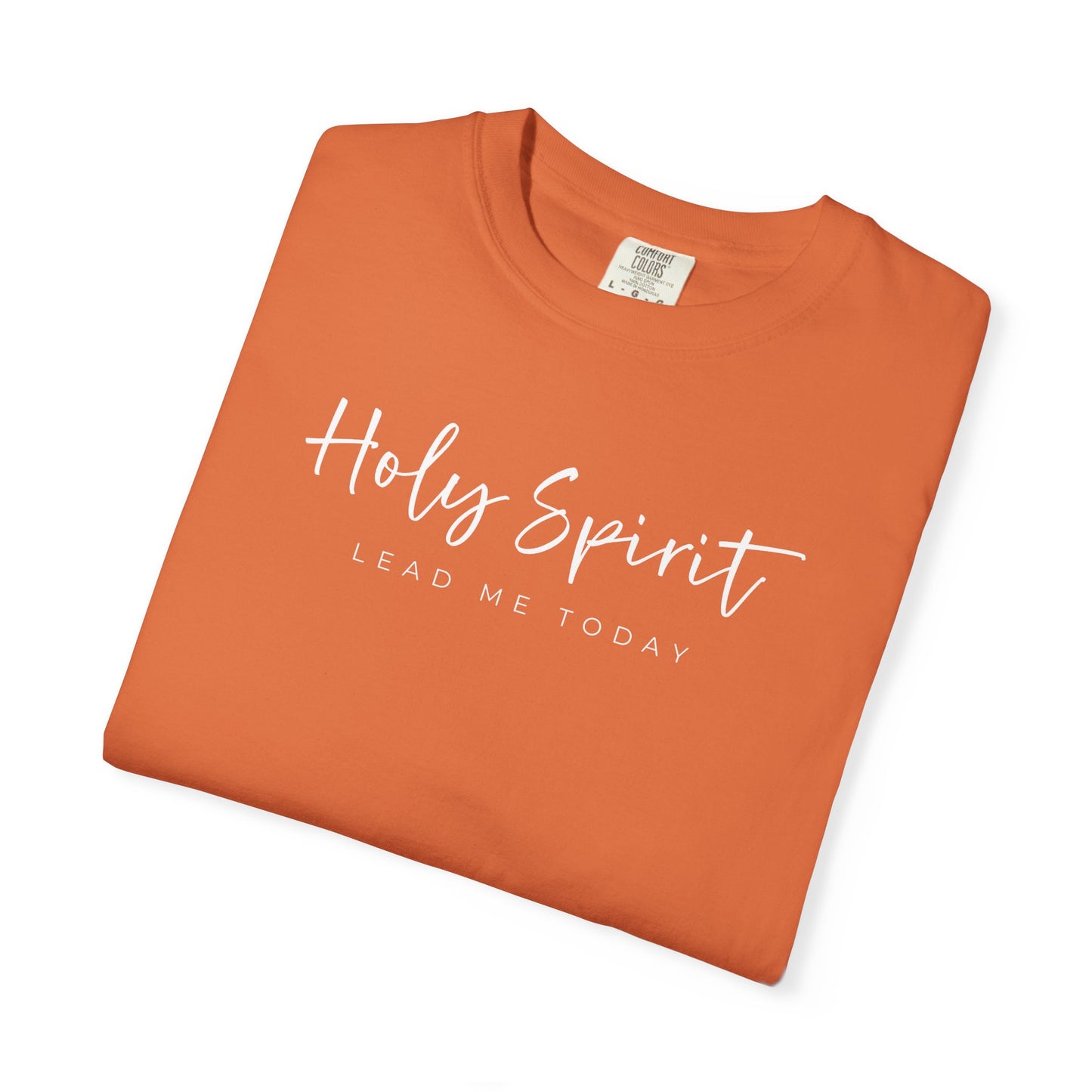 Comfort Colors Holy Spirit Unisex Garment-Dyed T-Shirt - Faith-Based Apparel for Everyday Wear, Spiritual Gift, Christian Tee, Inspirational Clothing