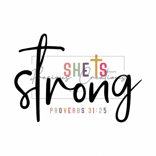She is Strong DTF