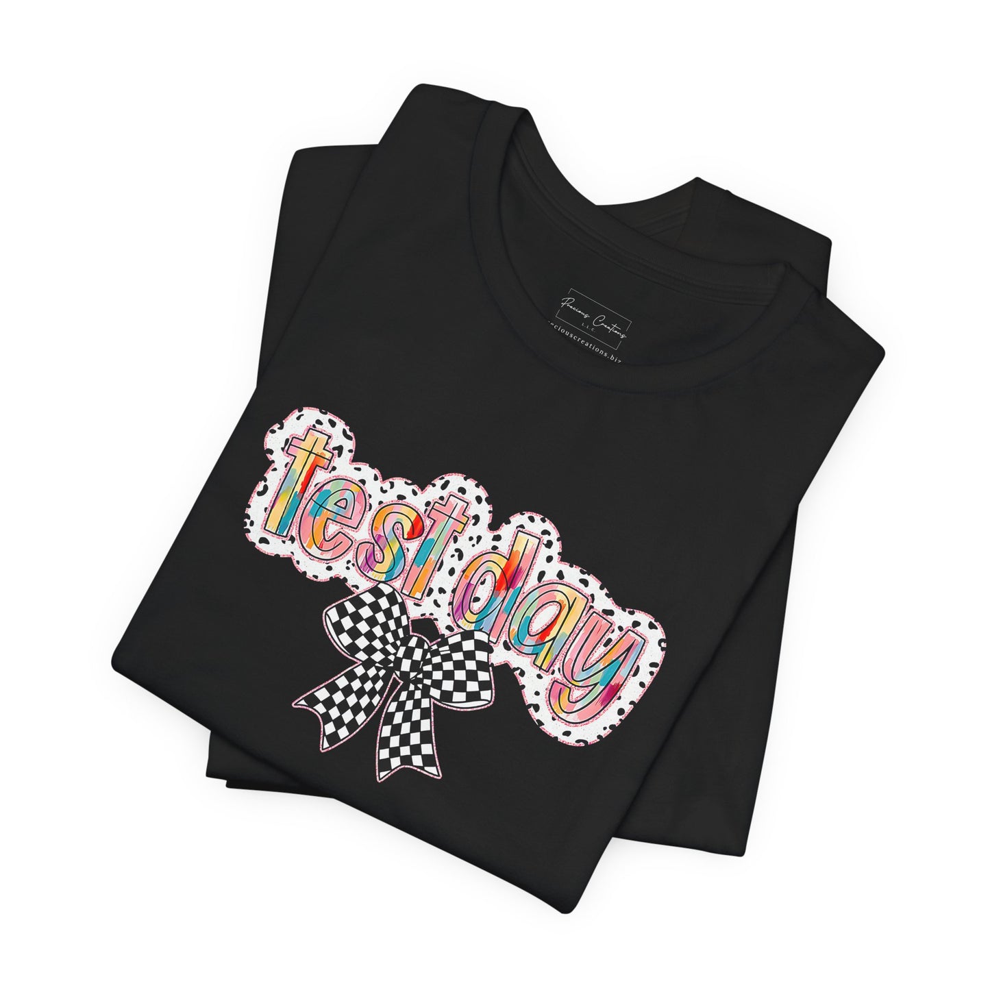 Bella + Canvas Test Day Short Sleeve Tee, Fun Gift, Party Attire, Unisex Shirt, Casual Wear, Summer Style