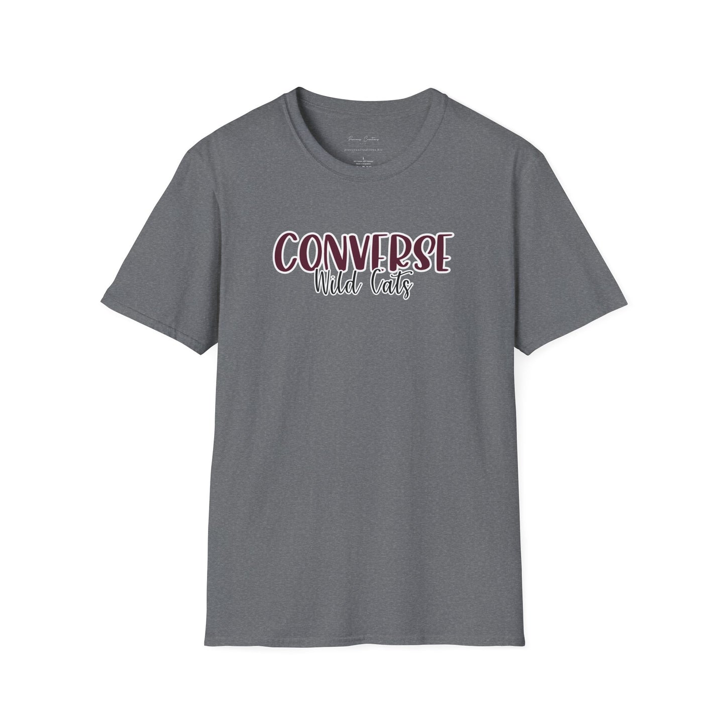 Gildan Converse Wildcats Style 2 Unisex Softstyle T-Shirt, Cute Graphic Tee, Team Spirit Shirt, Casual Wear, Gift for Fans