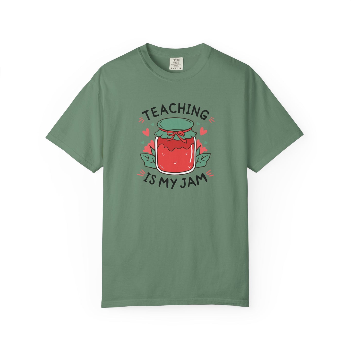 Comfort Colors Unisex Teaching is my Jam T-Shirt - Perfect for Teachers, Back to School, Gifts, Classroom Apparel, Casual Wear