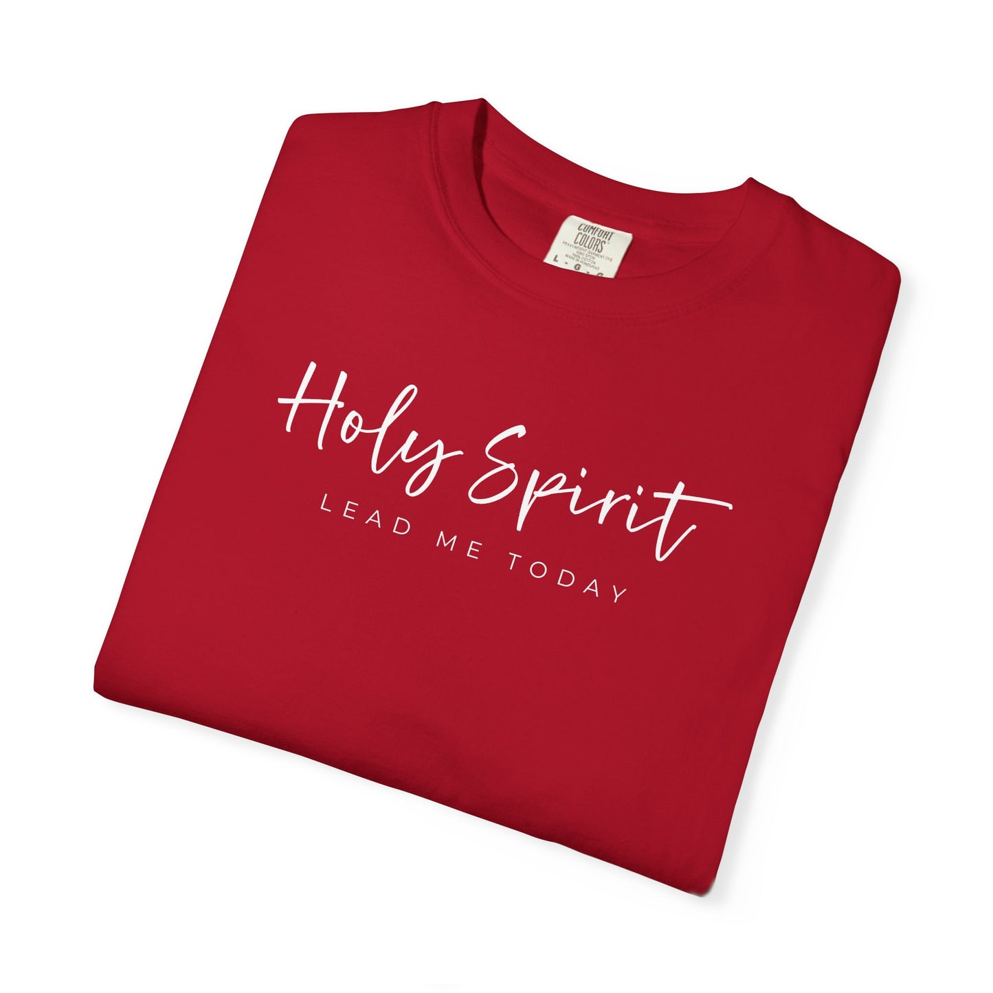 Comfort Colors Holy Spirit Unisex Garment-Dyed T-Shirt - Faith-Based Apparel for Everyday Wear, Spiritual Gift, Christian Tee, Inspirational Clothing