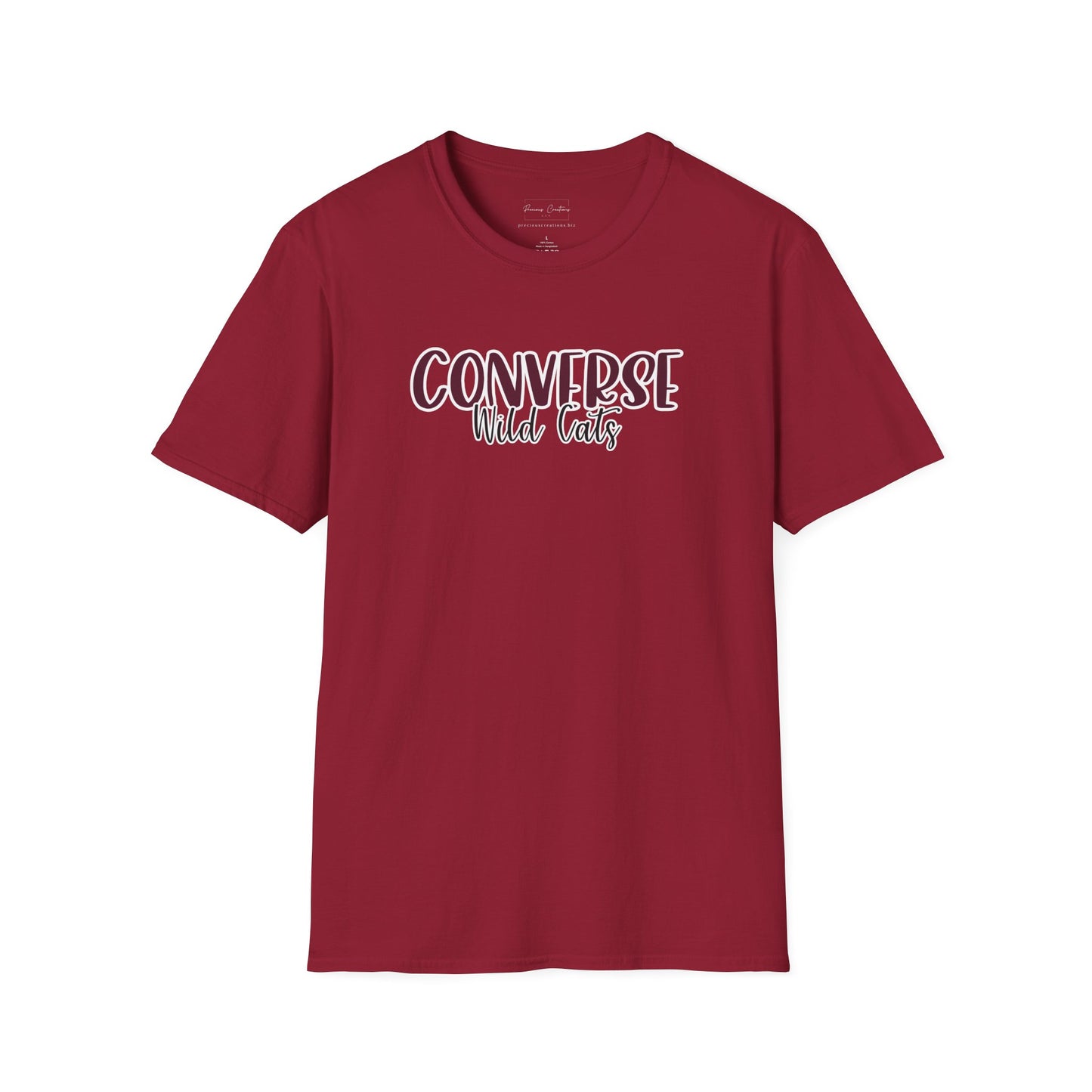 Gildan Converse Wildcats Style 2 Unisex Softstyle T-Shirt, Cute Graphic Tee, Team Spirit Shirt, Casual Wear, Gift for Fans