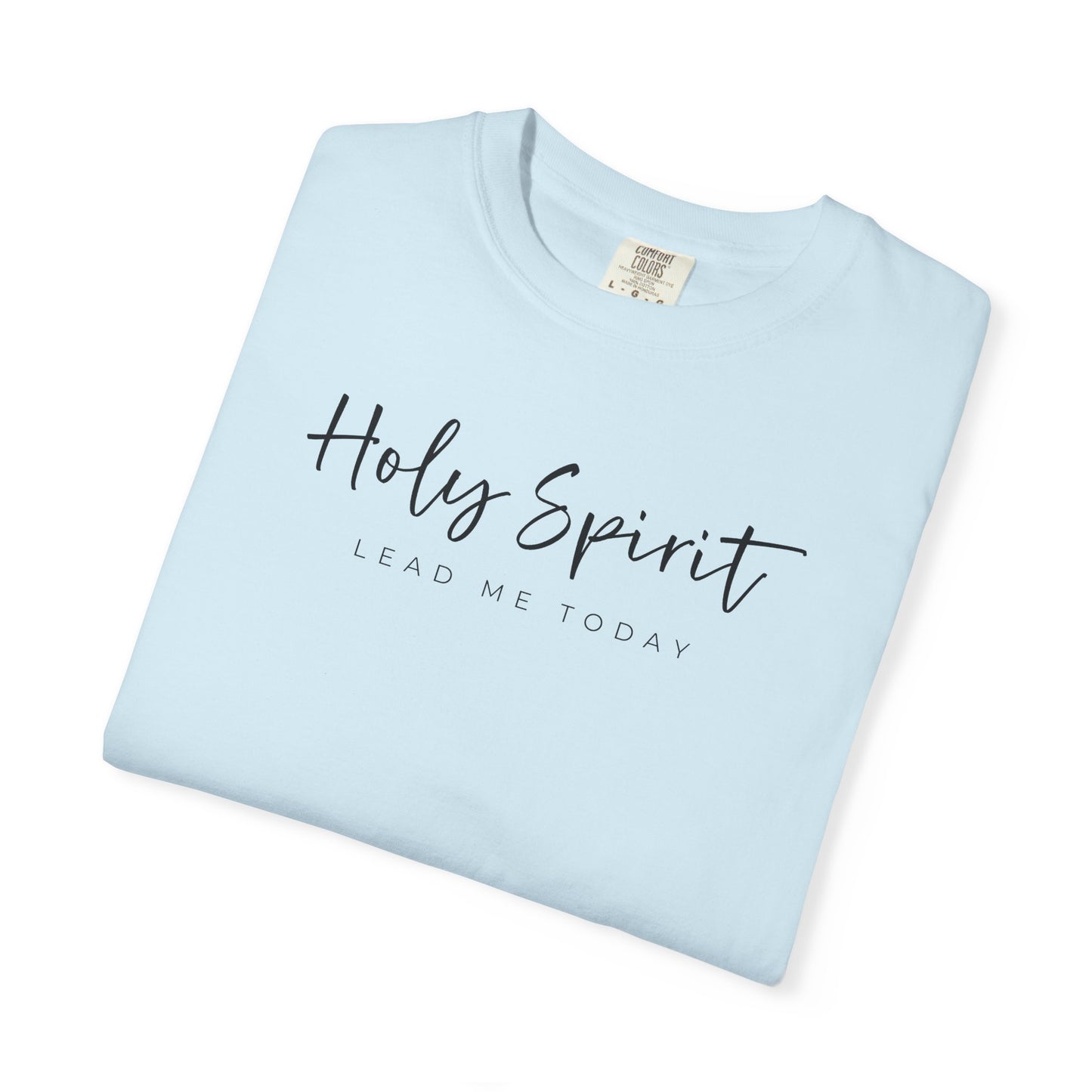Comfort Colors Holy Spirit Unisex Garment-Dyed T-Shirt - Faith-Based Apparel for Everyday Wear, Spiritual Gift, Christian Tee, Inspirational Clothing