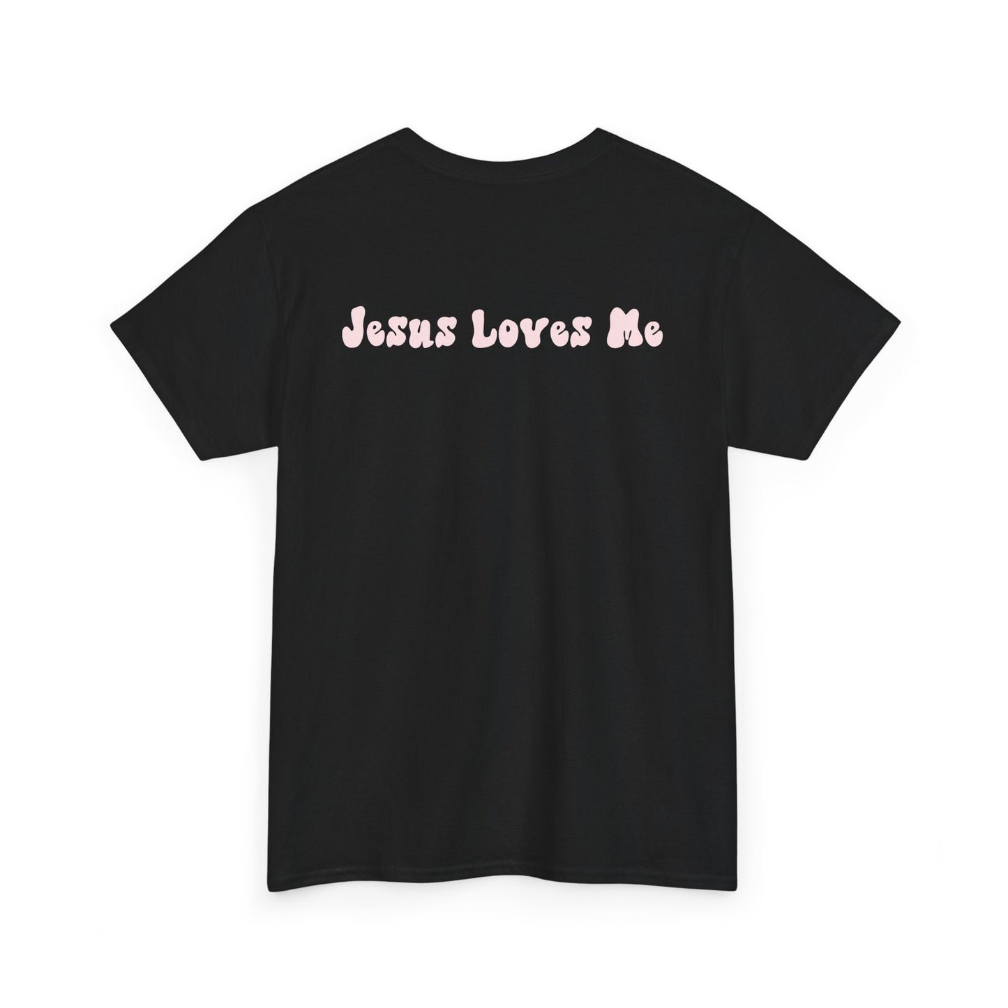 Gildan Jesus Loves Me Heavy Cotton Tee - Unisex Christian T-Shirt, Faith-Based Apparel, Gift for Church, Inspirational Top, Bible Verse Shirt