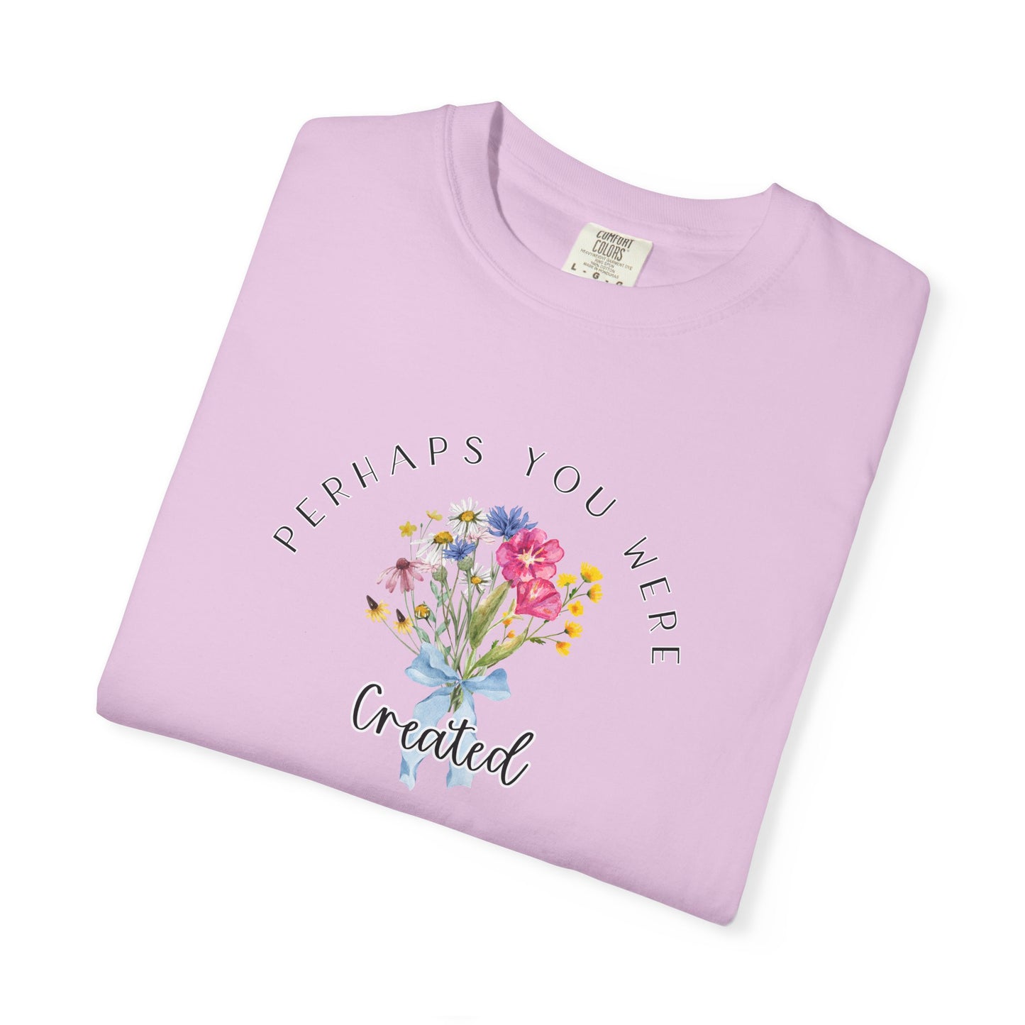Comfort Colors Esther 4:14 Light colors Inspirational Floral T-Shirt, Unisex Garment-Dyed Tee, Perfect Gift, Spiritual Apparel, Thoughtful Quote Shirt, Everyday Wear