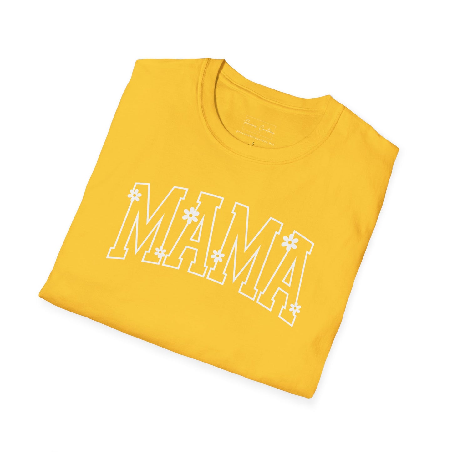 Gordy Fundraiser - Gildan Mama Unisex Softstyle T-Shirt, Gift for Moms, Mother's Day Tee, Family Matching Shirt, Casual Everyday Wear, Cute Mama Top