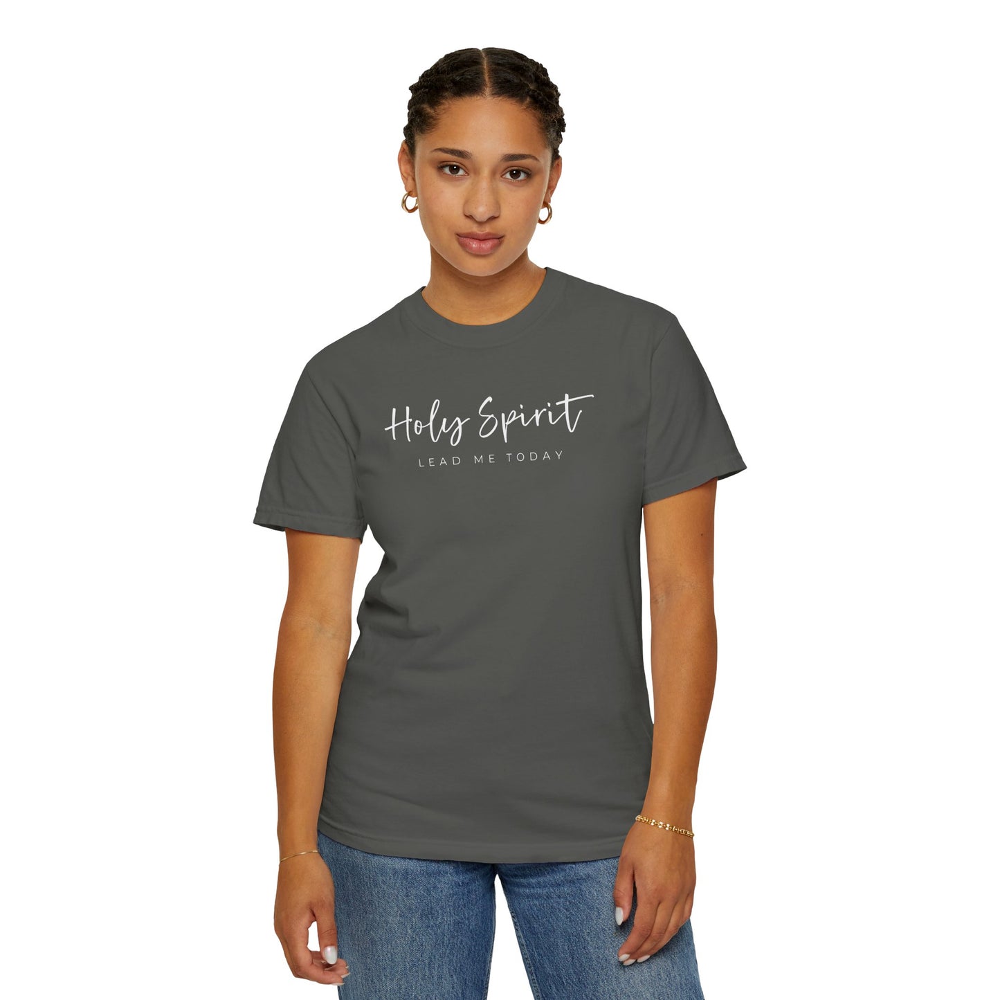 Comfort Colors Holy Spirit Unisex Garment-Dyed T-Shirt - Faith-Based Apparel for Everyday Wear, Spiritual Gift, Christian Tee, Inspirational Clothing