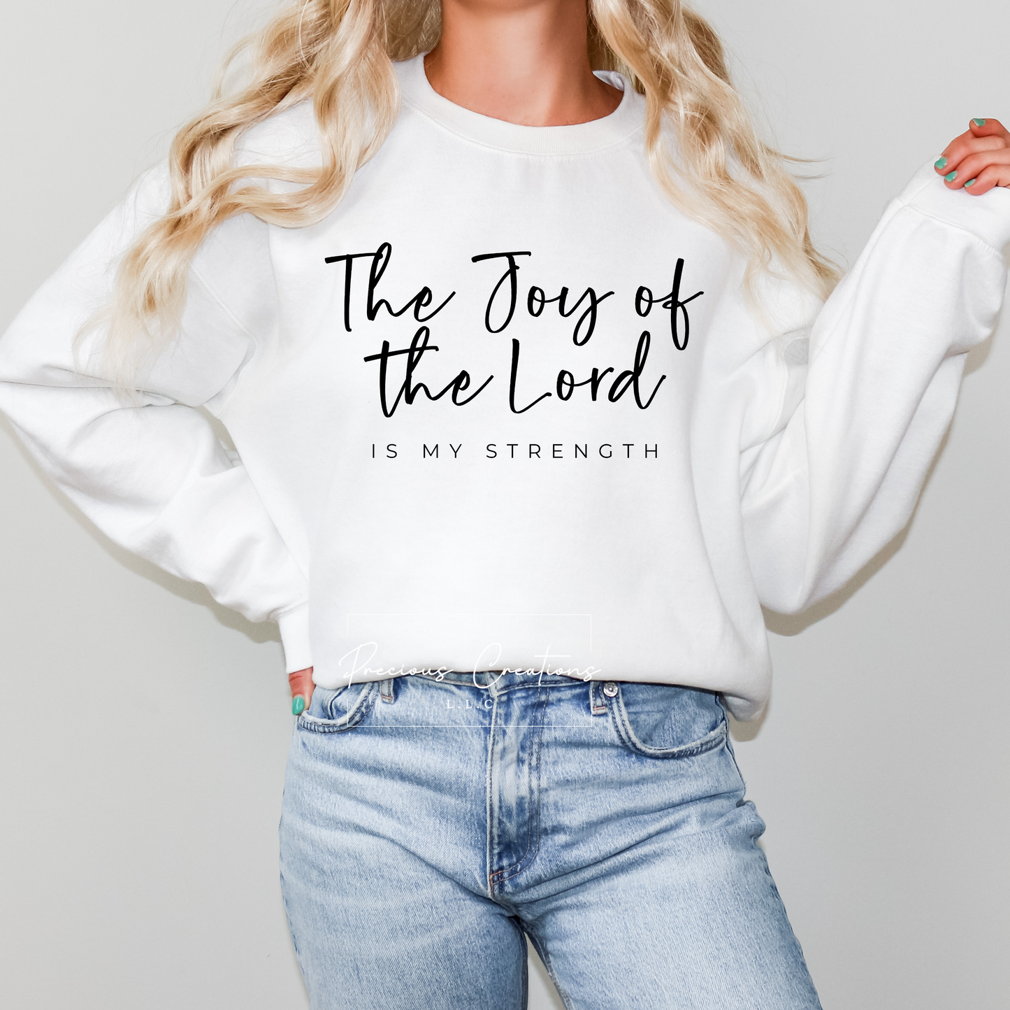 The Joy of the Lord is my Strength Comfort Colors Crewneck