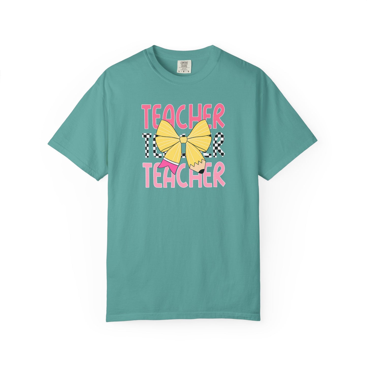 Comfort Colors Teacher  T-Shirt, Gift for Educators, Unisex Garment-Dyed Tee, Back to School Shirt, Fun Teacher Apparel