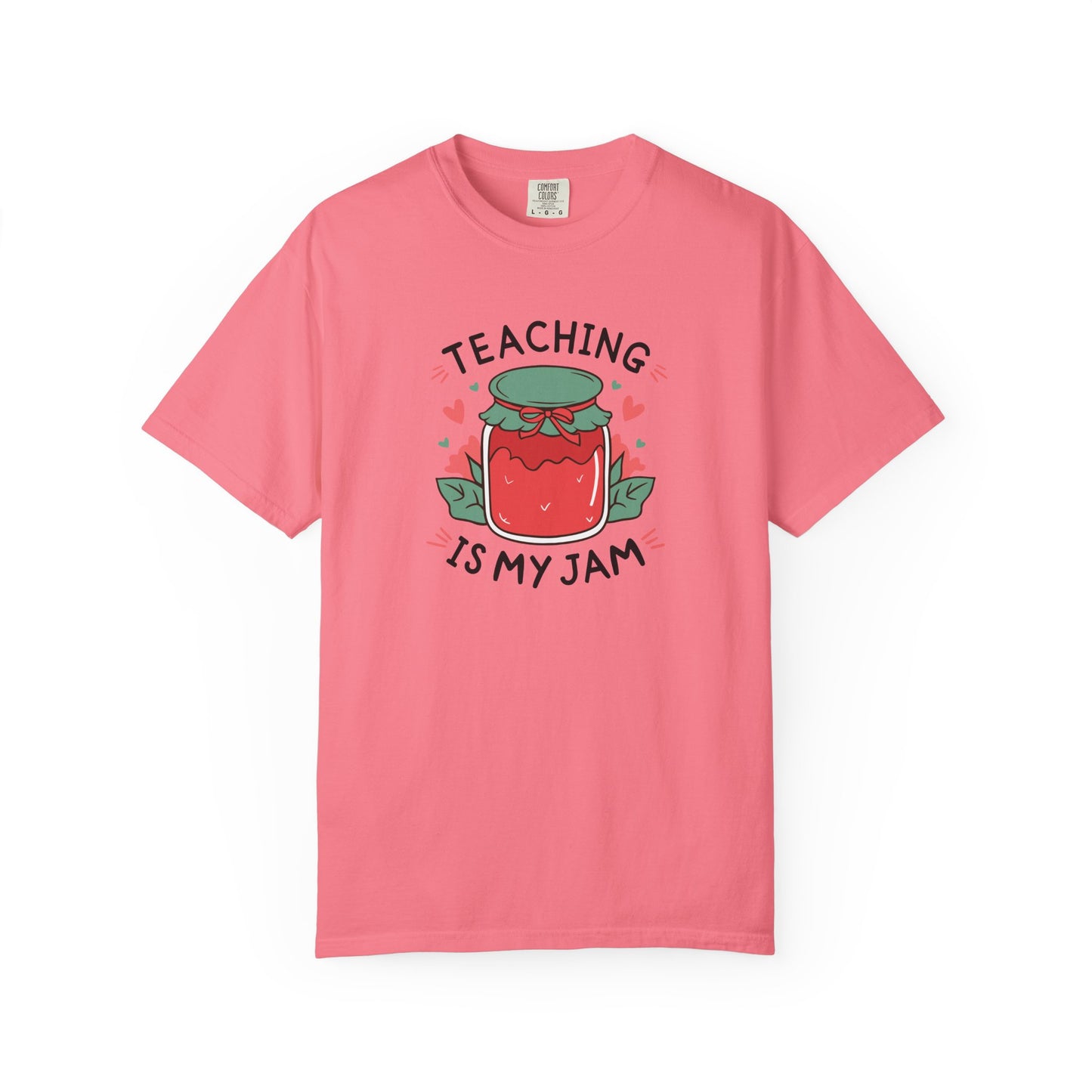 Comfort Colors Unisex Teaching is my Jam T-Shirt - Perfect for Teachers, Back to School, Gifts, Classroom Apparel, Casual Wear