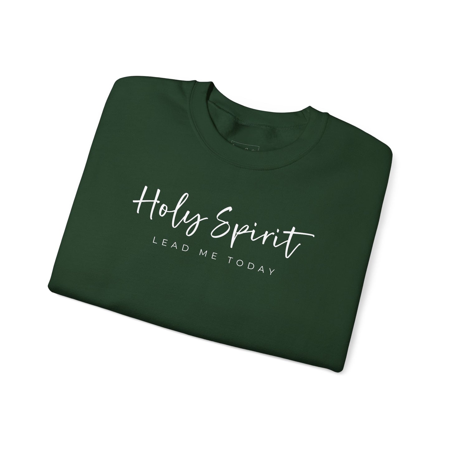 Gildan Comfortable Unisex Crewneck Sweatshirt - "Holy Spirit Lead Me Today" - Faithful Gift, Cozy Wear, Inspirational Apparel, Spiritual [...]
