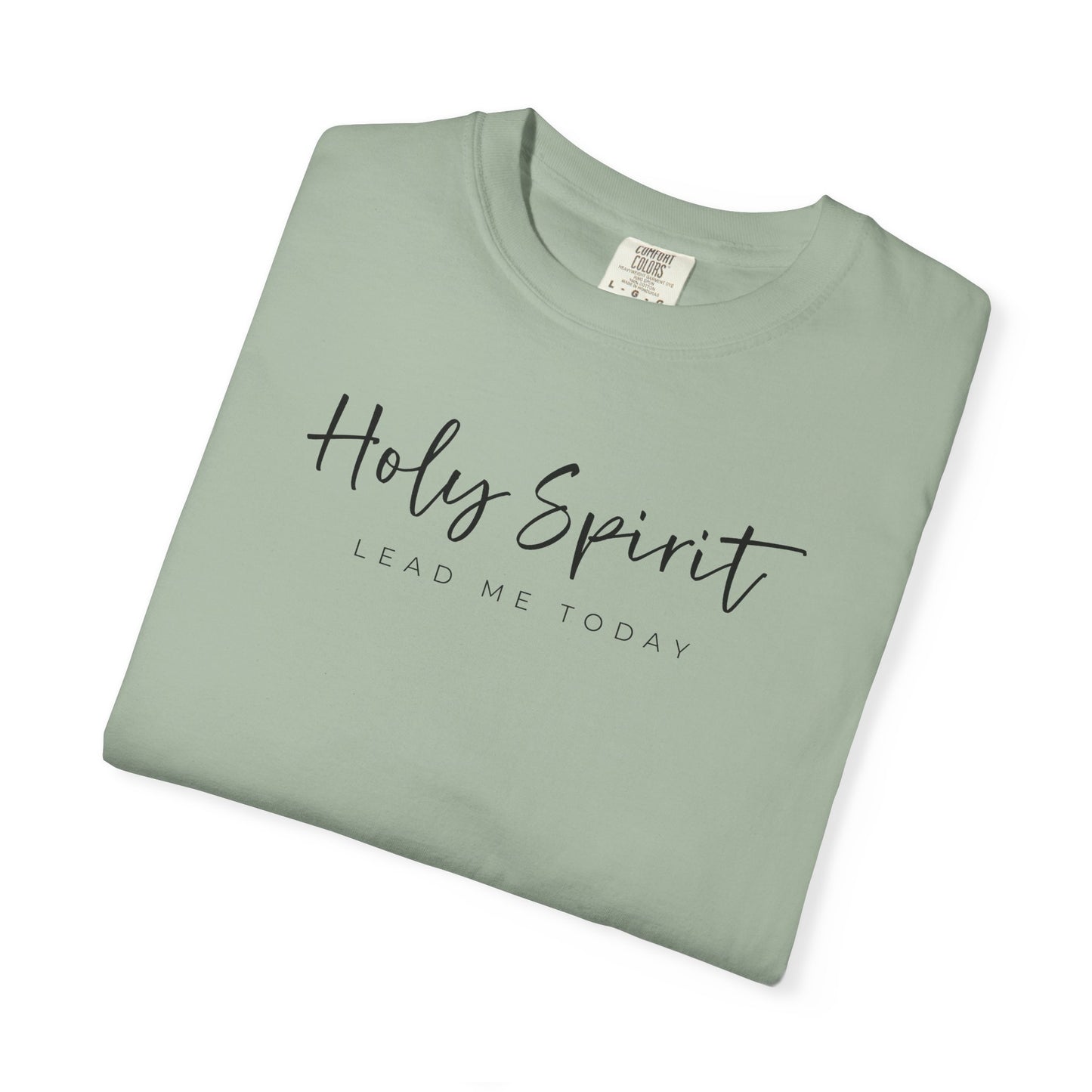 Comfort Colors Holy Spirit Unisex Garment-Dyed T-Shirt - Faith-Based Apparel for Everyday Wear, Spiritual Gift, Christian Tee, Inspirational Clothing