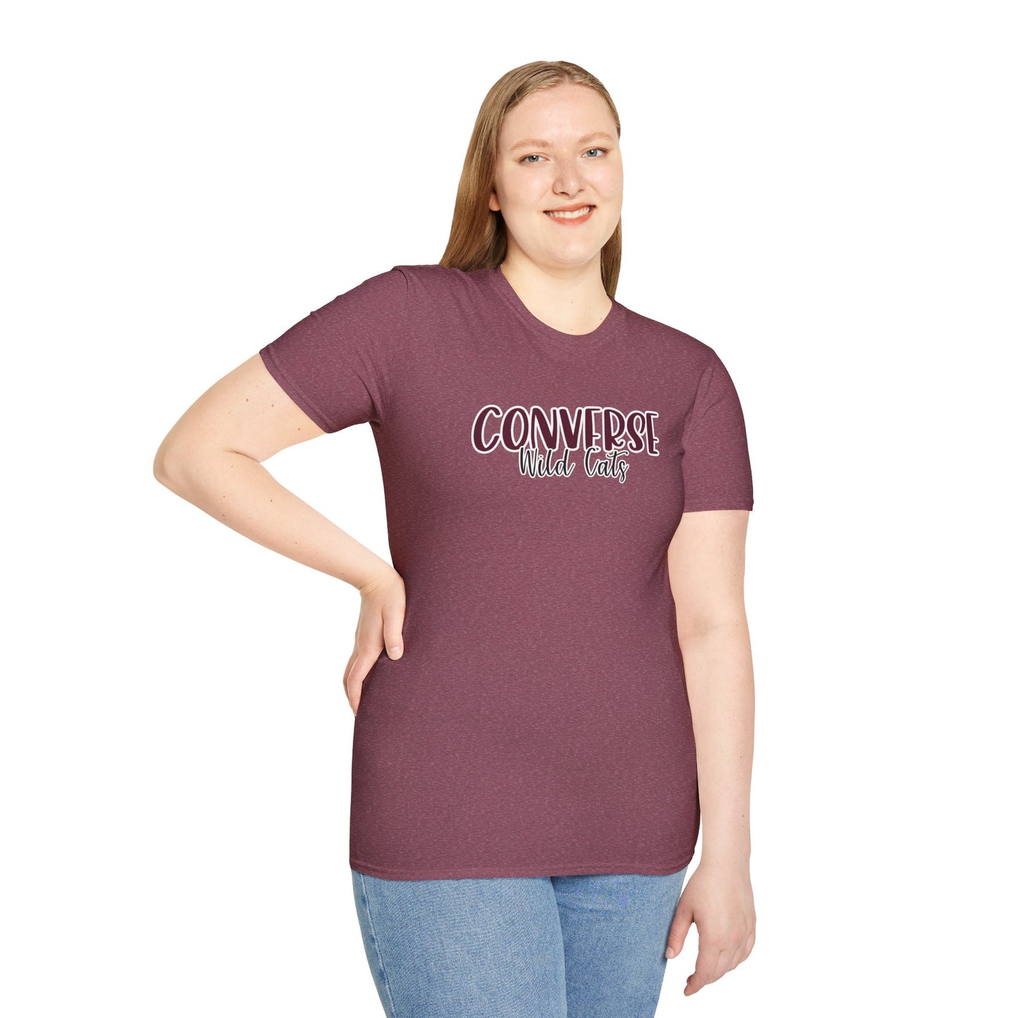 Gildan Converse Wildcats Style 2 Unisex Softstyle T-Shirt, Cute Graphic Tee, Team Spirit Shirt, Casual Wear, Gift for Fans