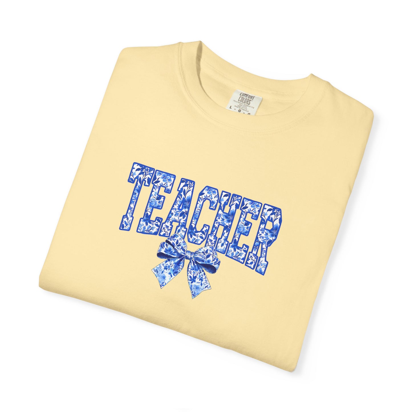 Comfort Colors Teacher Garment-Dyed T-Shirt, Gift for Educators, Back-to-School Attire, Teacher Appreciation, Fun Classroom Wear, Cozy Casual Tee