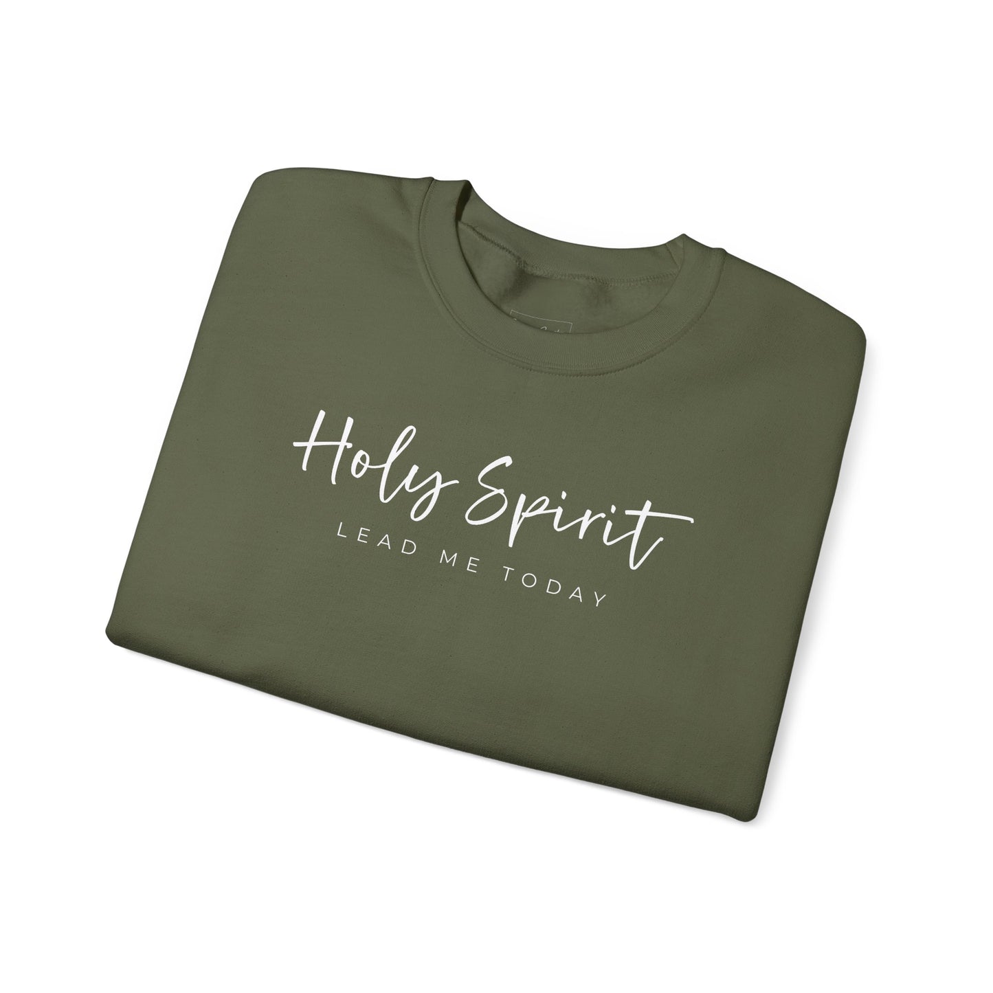 Gildan Comfortable Unisex Crewneck Sweatshirt - "Holy Spirit Lead Me Today" - Faithful Gift, Cozy Wear, Inspirational Apparel, Spiritual [...]