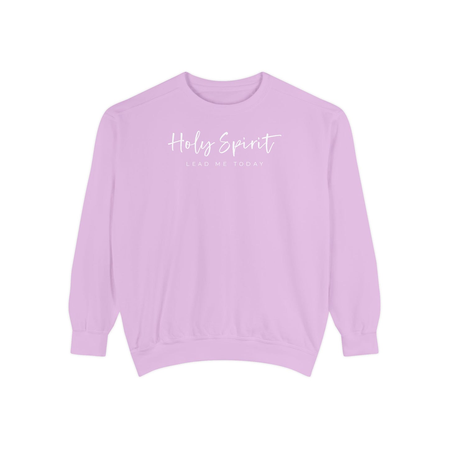 Comfort Colors Holy Spirit Sweatshirt, Spiritual Clothing, Faith-Based Apparel, Cozy Gift for Believers, Comfortable Everyday Wear