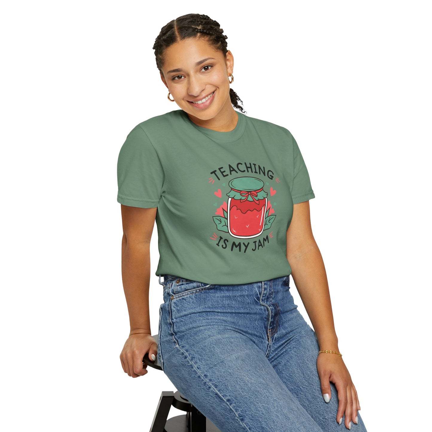 Comfort Colors Unisex Teaching is my Jam T-Shirt - Perfect for Teachers, Back to School, Gifts, Classroom Apparel, Casual Wear