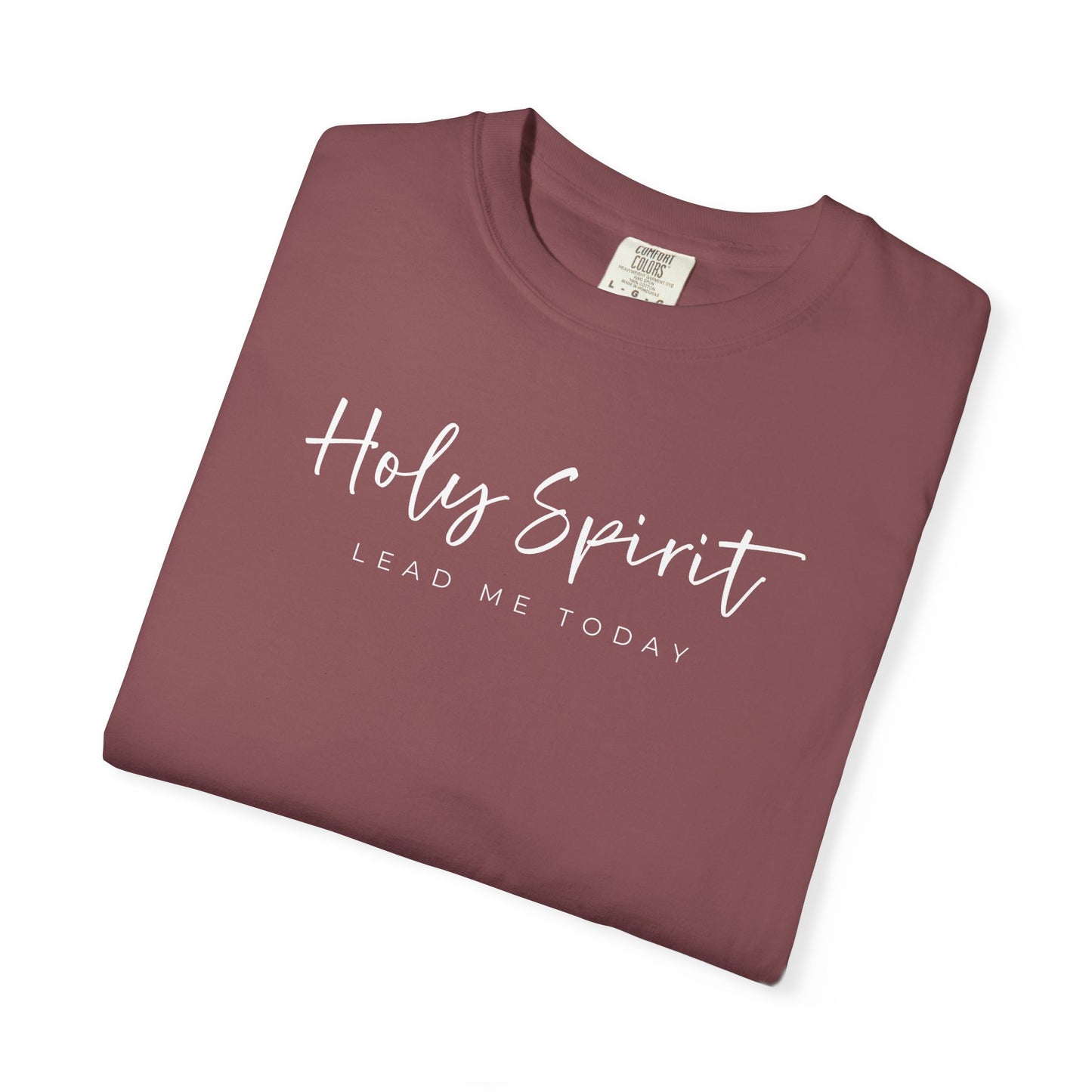 Comfort Colors Holy Spirit Unisex Garment-Dyed T-Shirt - Faith-Based Apparel for Everyday Wear, Spiritual Gift, Christian Tee, Inspirational Clothing