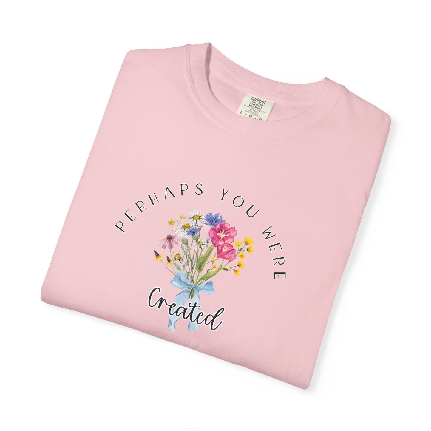 Comfort Colors Esther 4:14 Light colors Inspirational Floral T-Shirt, Unisex Garment-Dyed Tee, Perfect Gift, Spiritual Apparel, Thoughtful Quote Shirt, Everyday Wear
